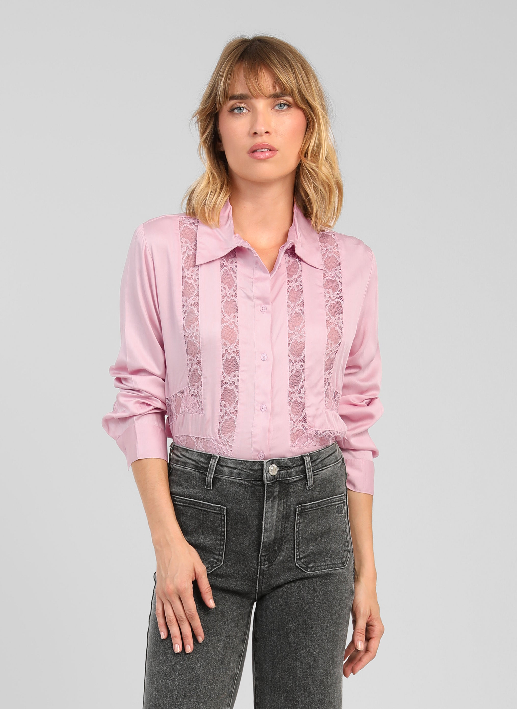 CHEMISE SARLA rose