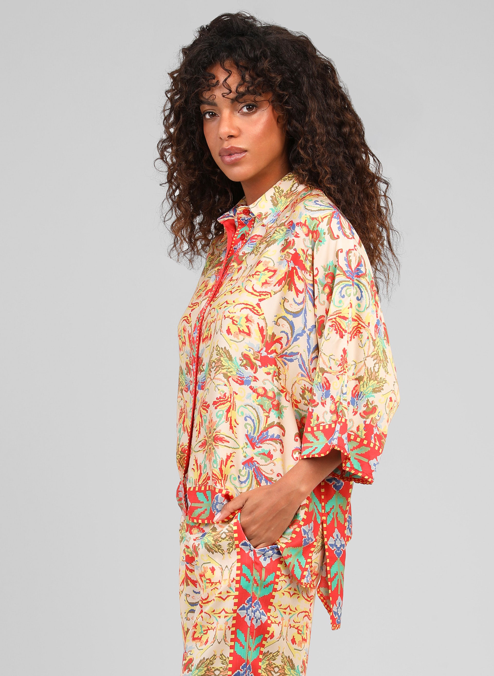 CHEMISE SARLENA merida ecru