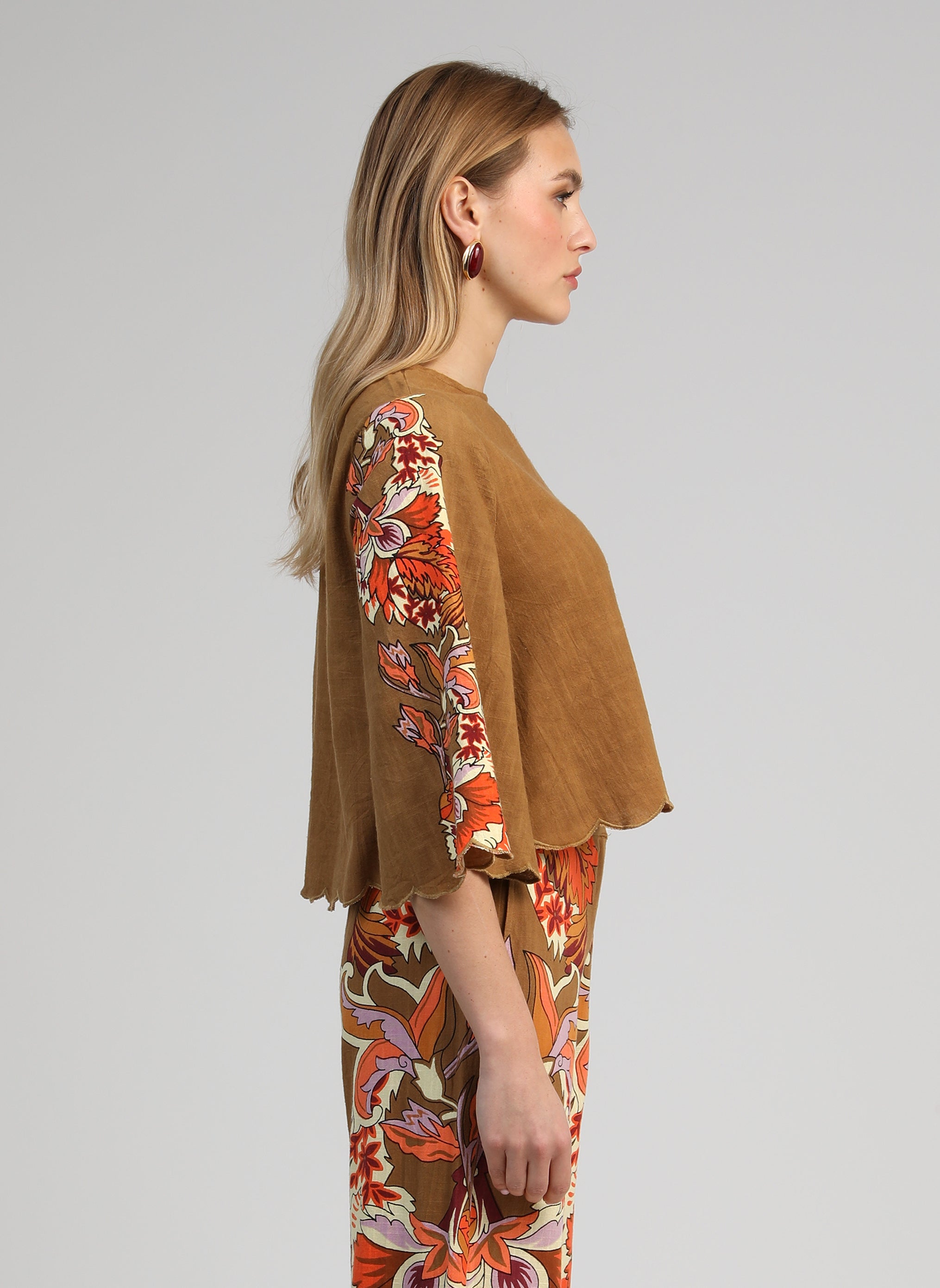 BLOUSE SEBY pachama olive