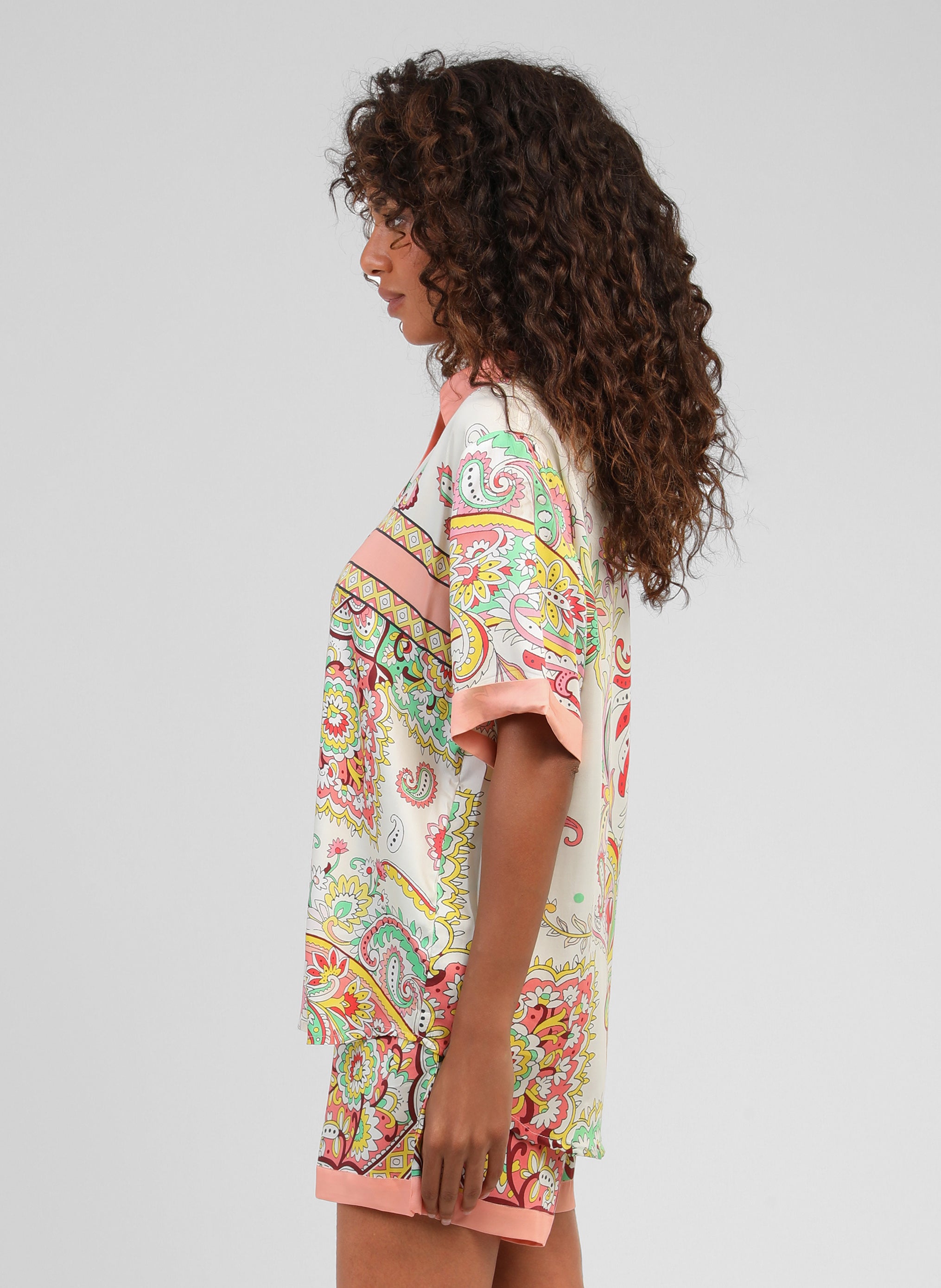 CHEMISE SILVANA jelame rose