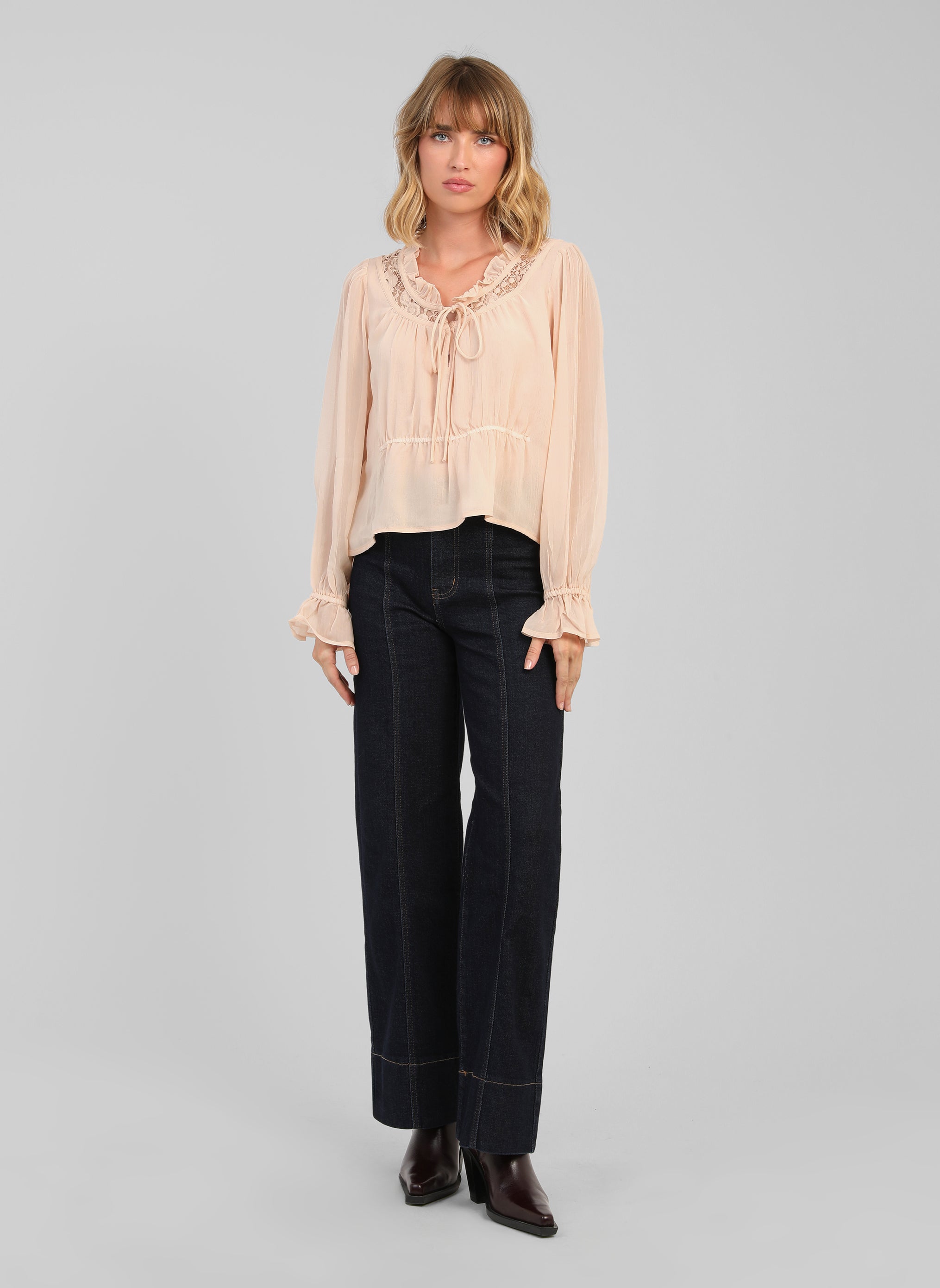 BLOUSE SIONA nude
