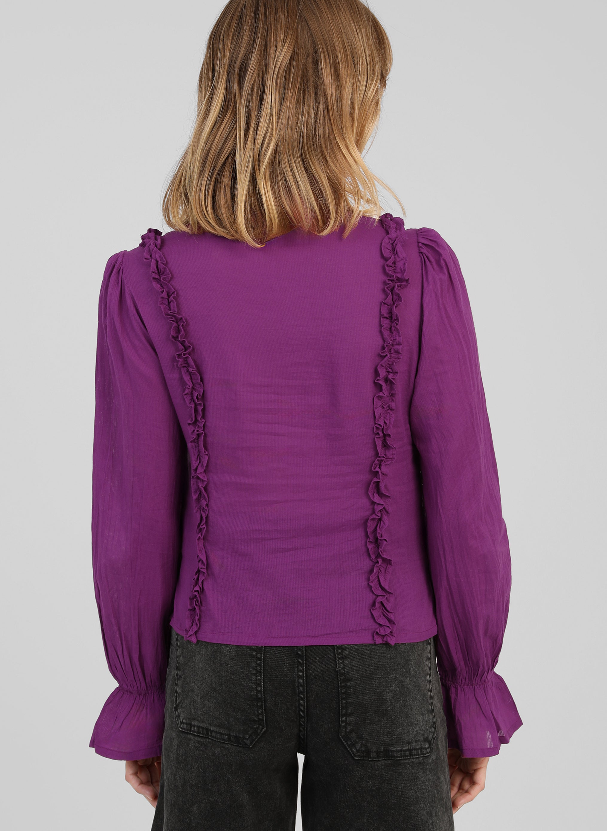 BLOUSE SLOANY violine