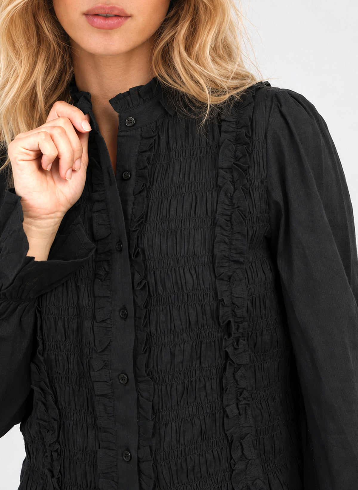 SLOANY Blouse, Black