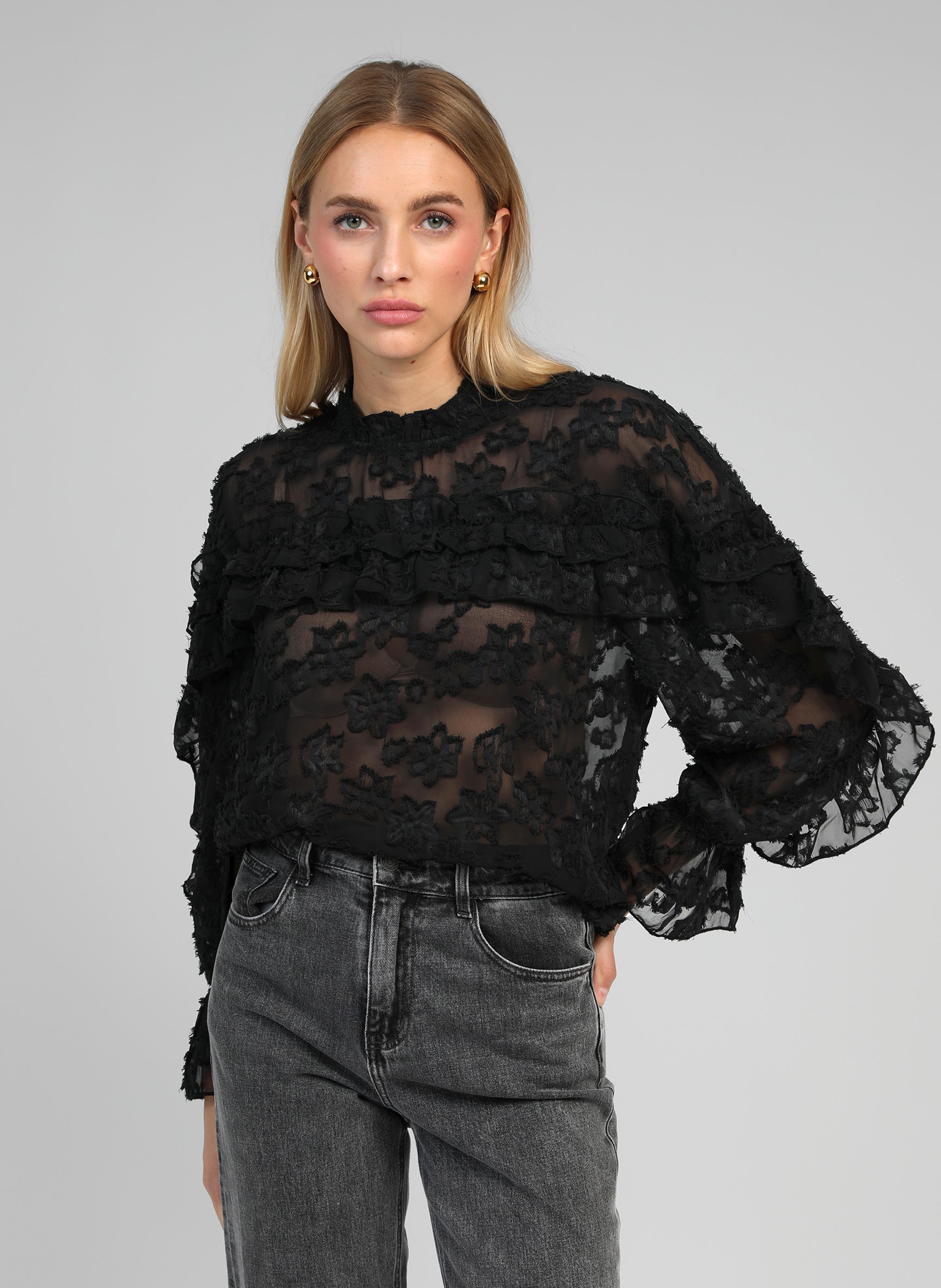 BLOUSE SOELY noir