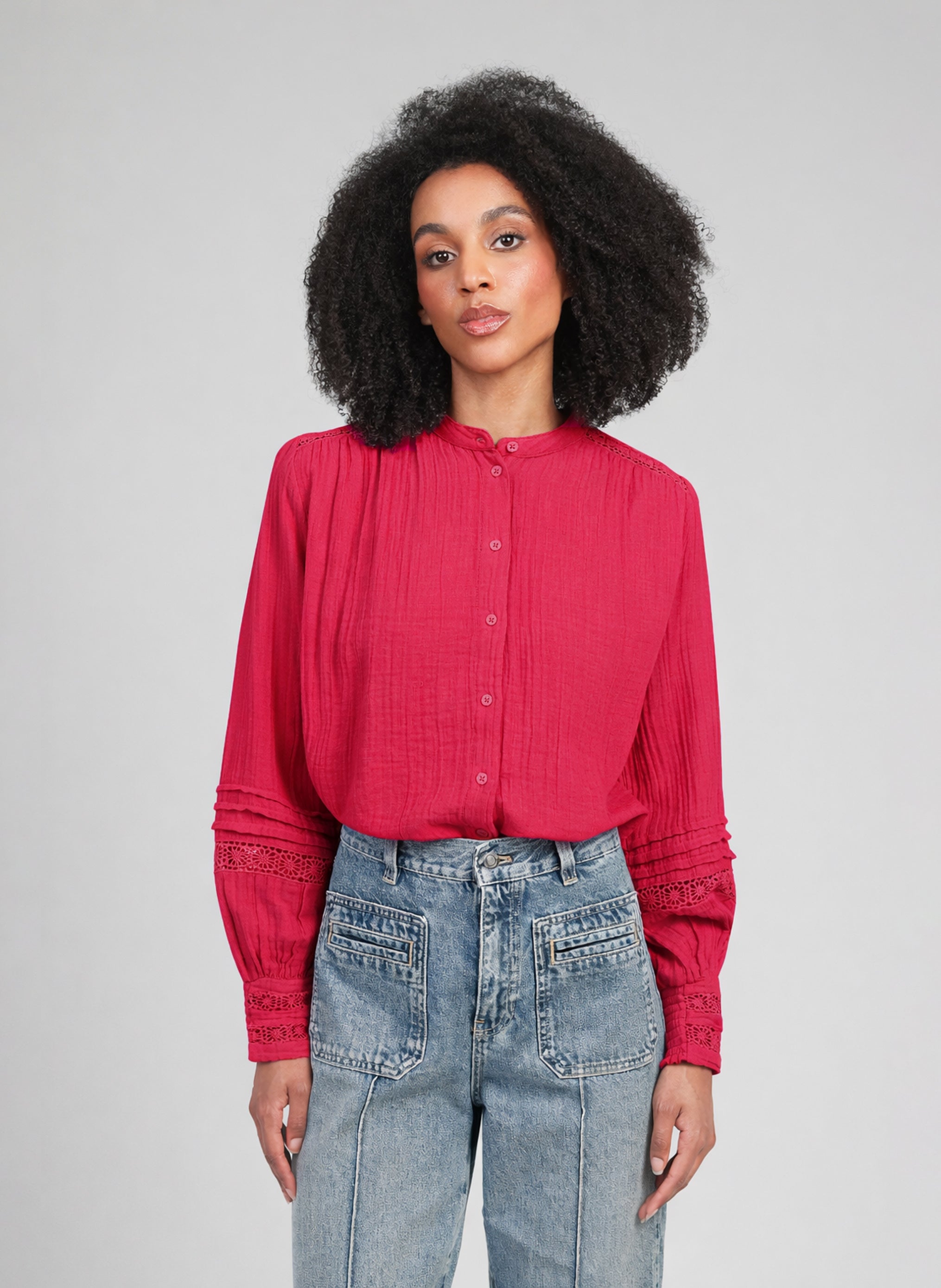 CHEMISE SOJANYLA fuchsia