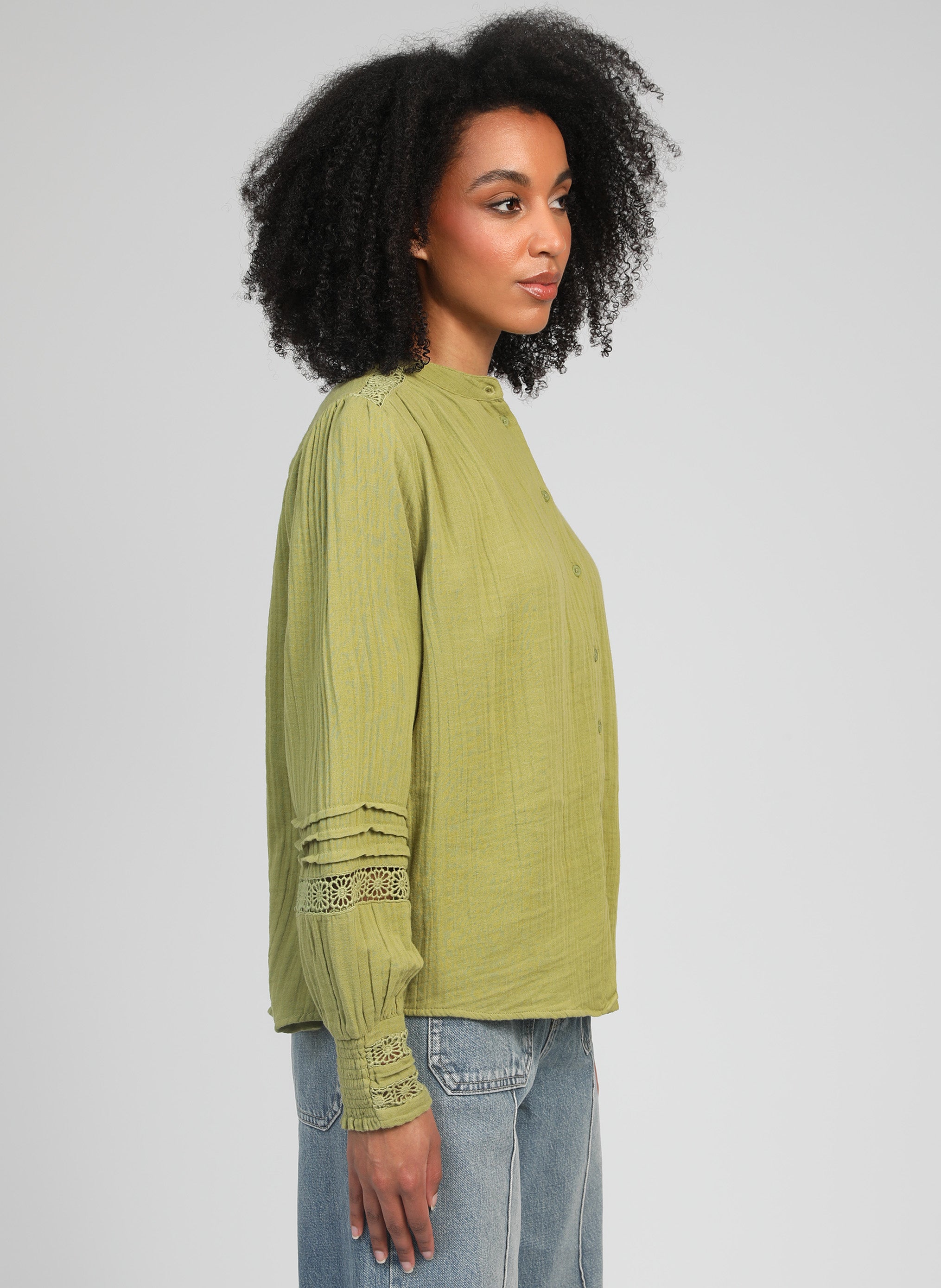 CHEMISE SOJANYLA tilleul