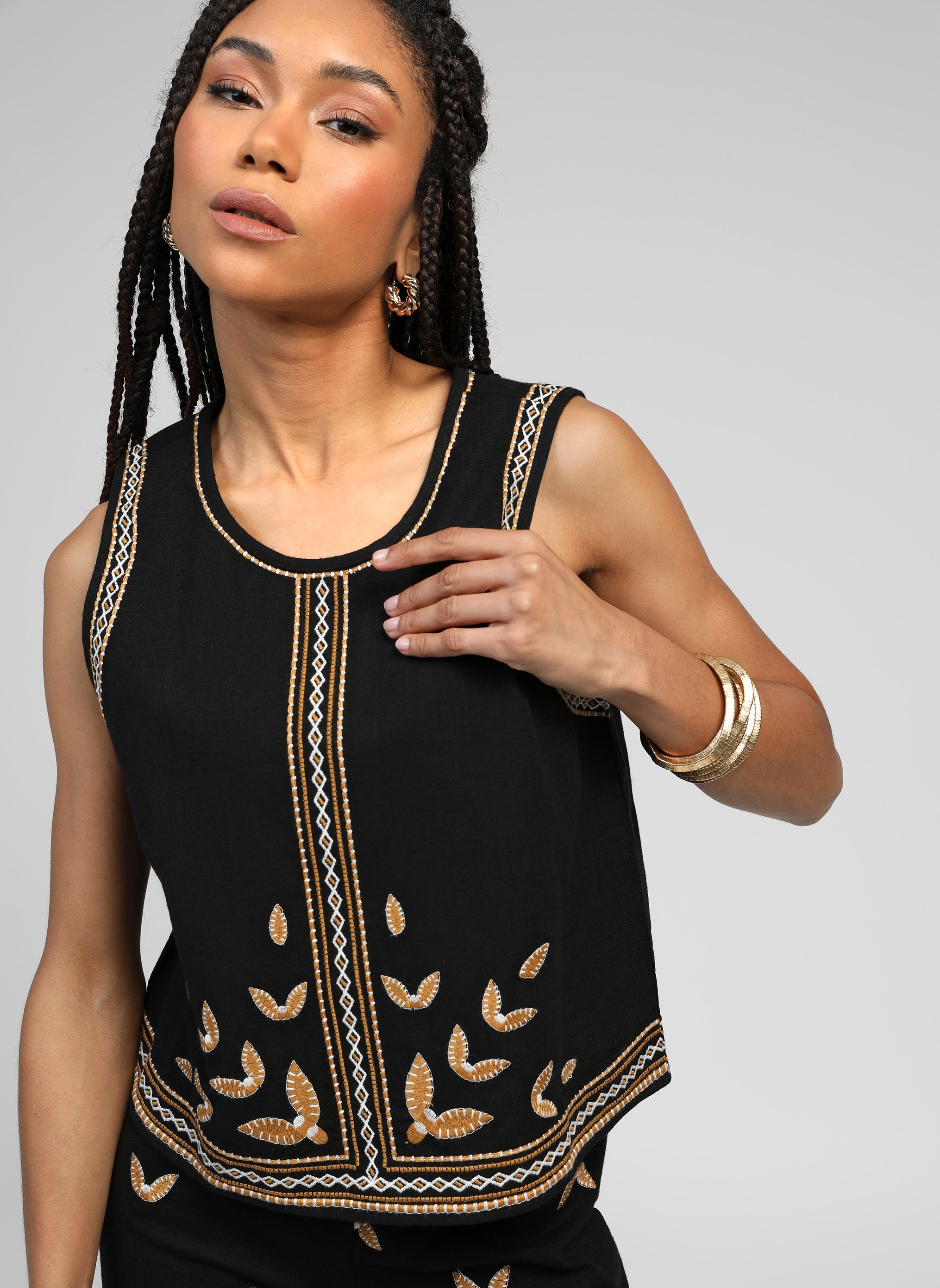 SOMINY DEBARDEUR negro