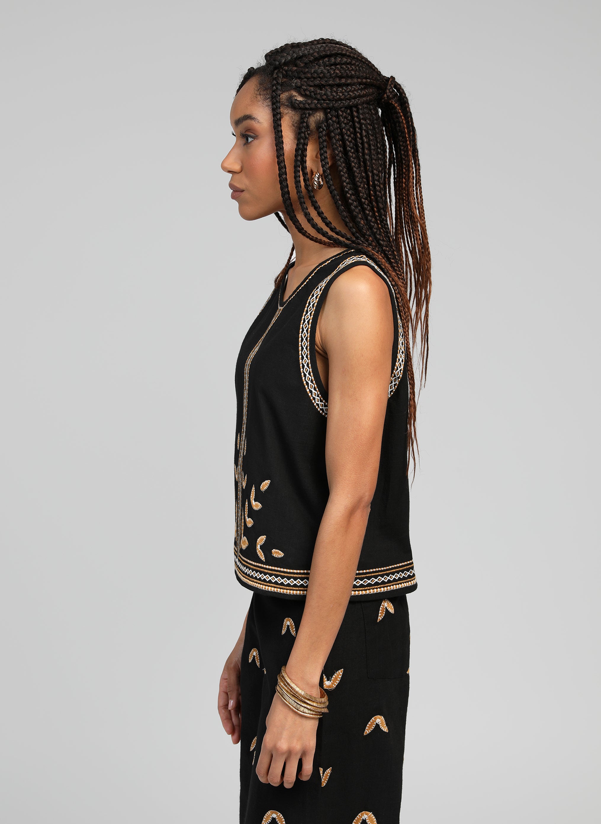 SOMINY DEBARDEUR negro