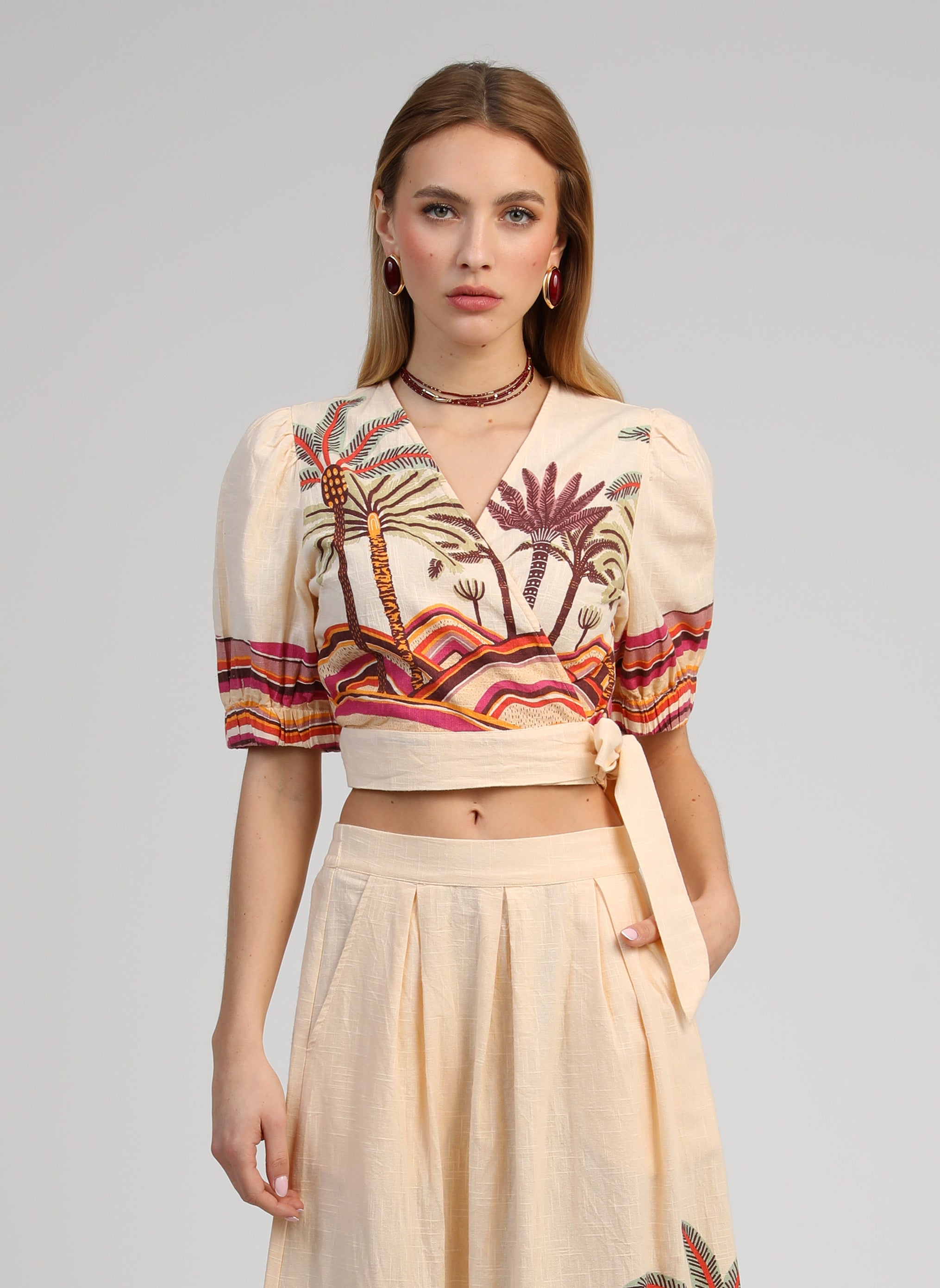 CACHE-COEUR SORIANA palmyre rose