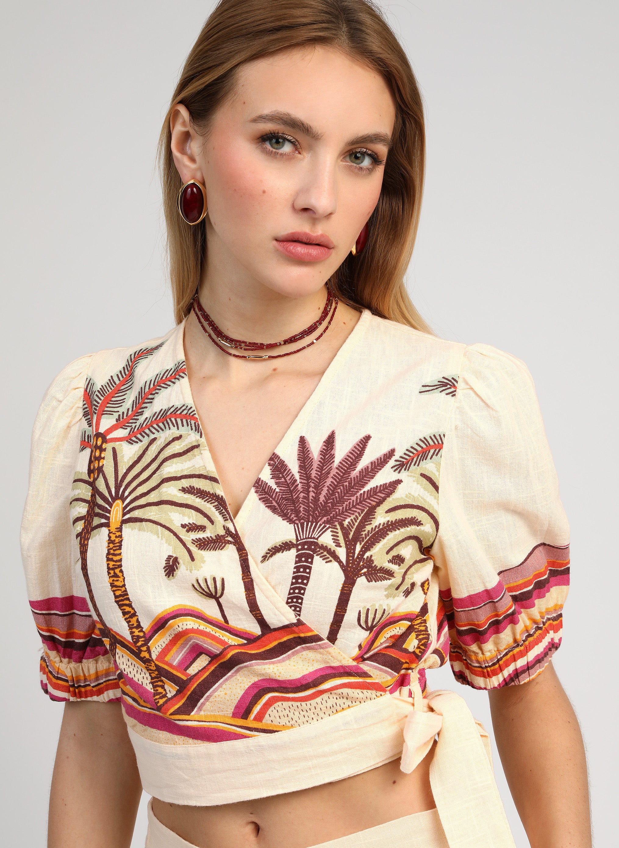 CACHE-COEUR SORIANA palmyre rose