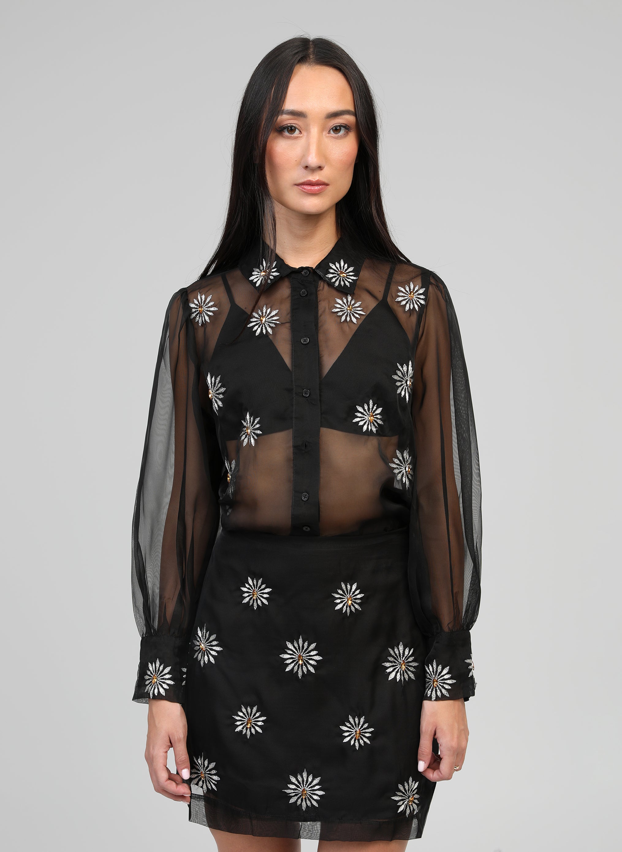 ROWELA FALDA CORTA negro