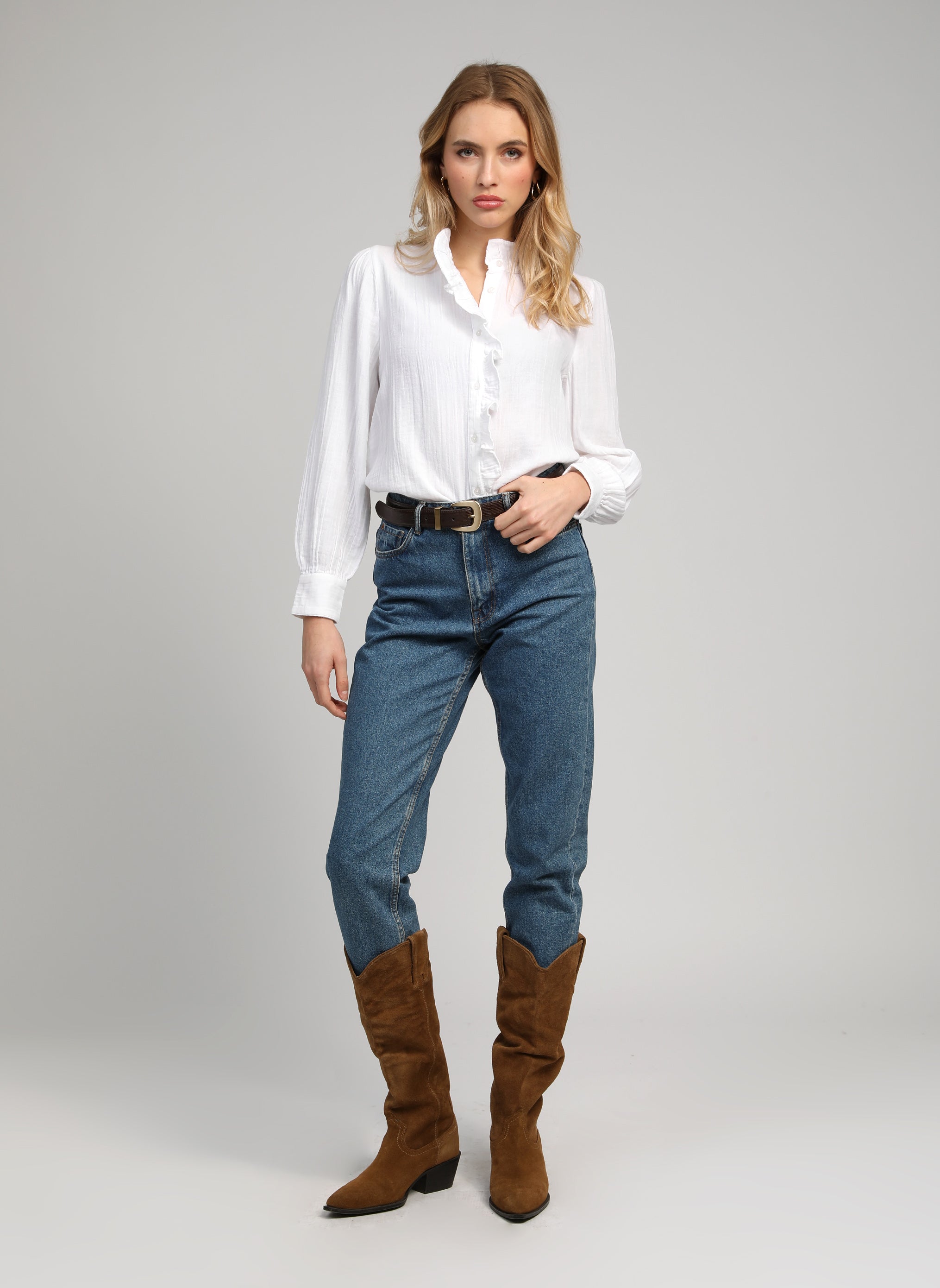 CHEMISE STEFILOU blanc