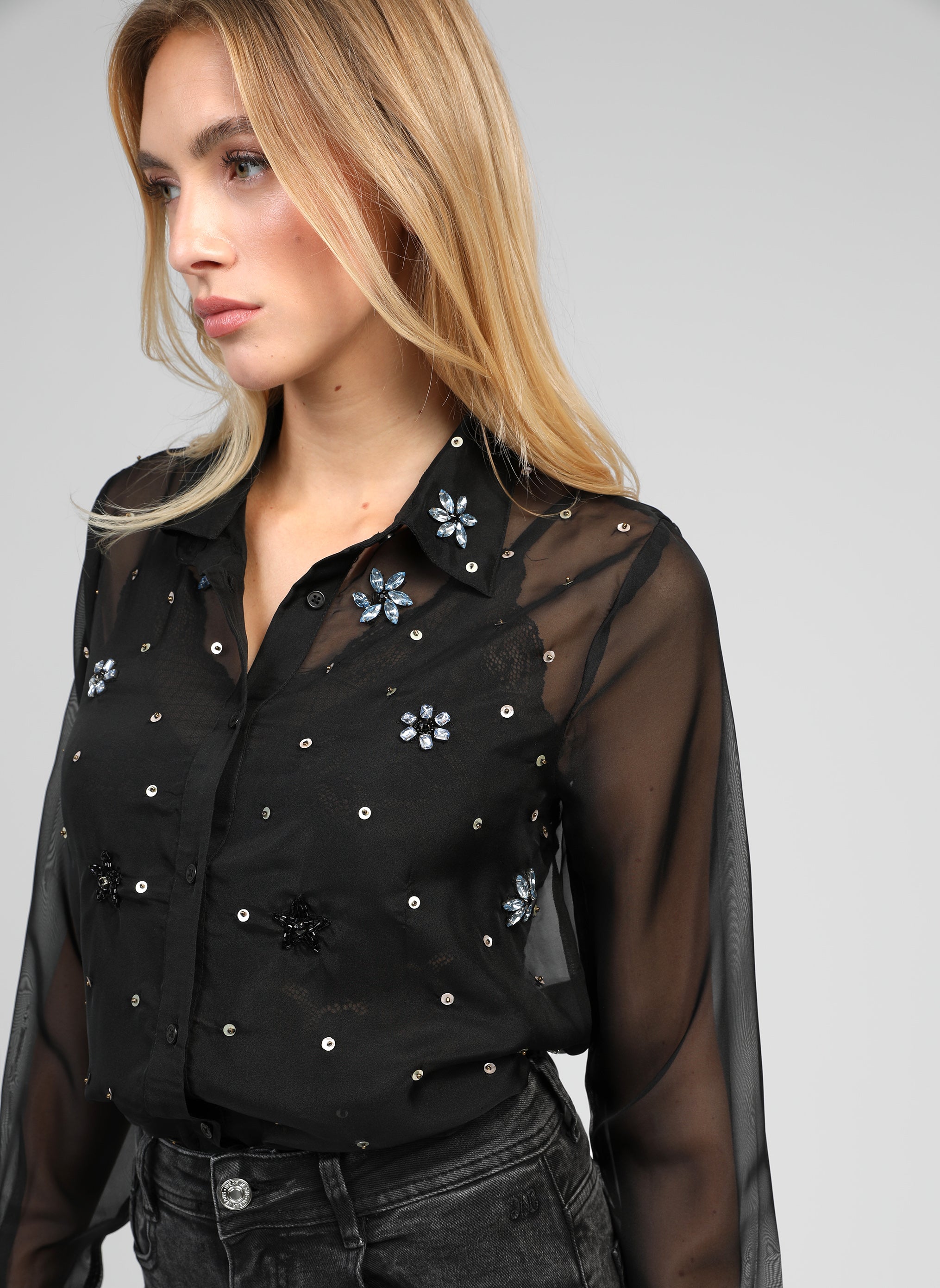 CHEMISE STELINA noir