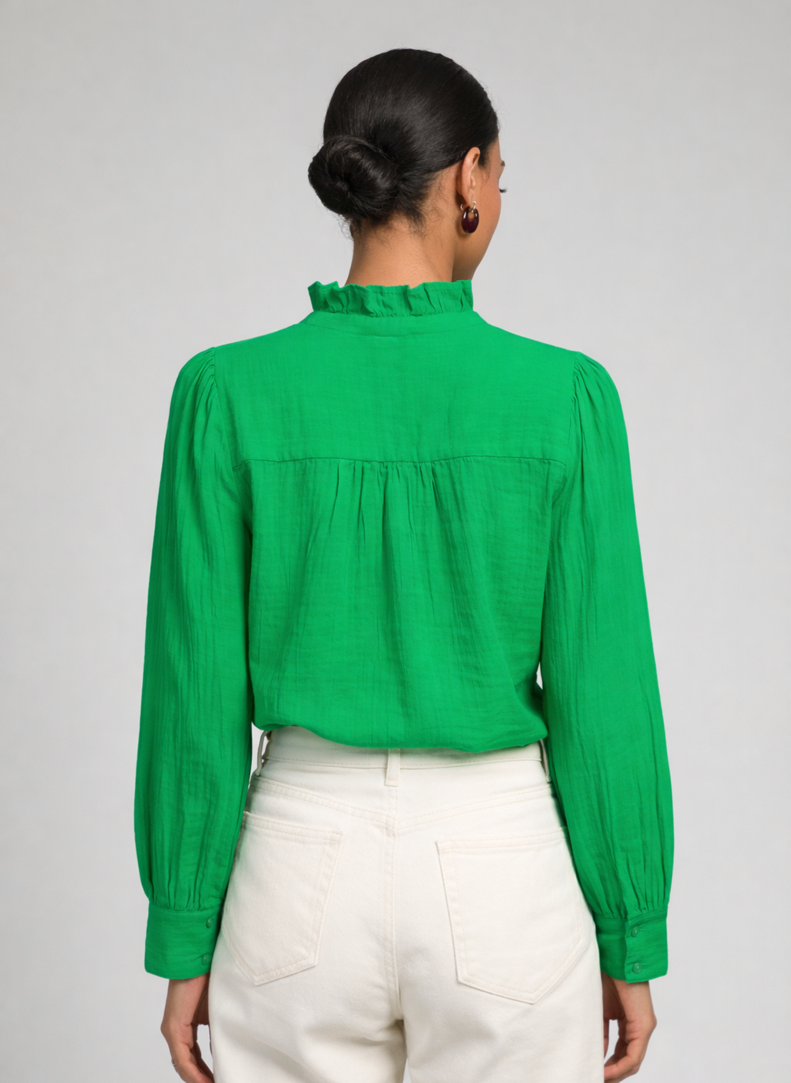 CHEMISE STEFILOU vert