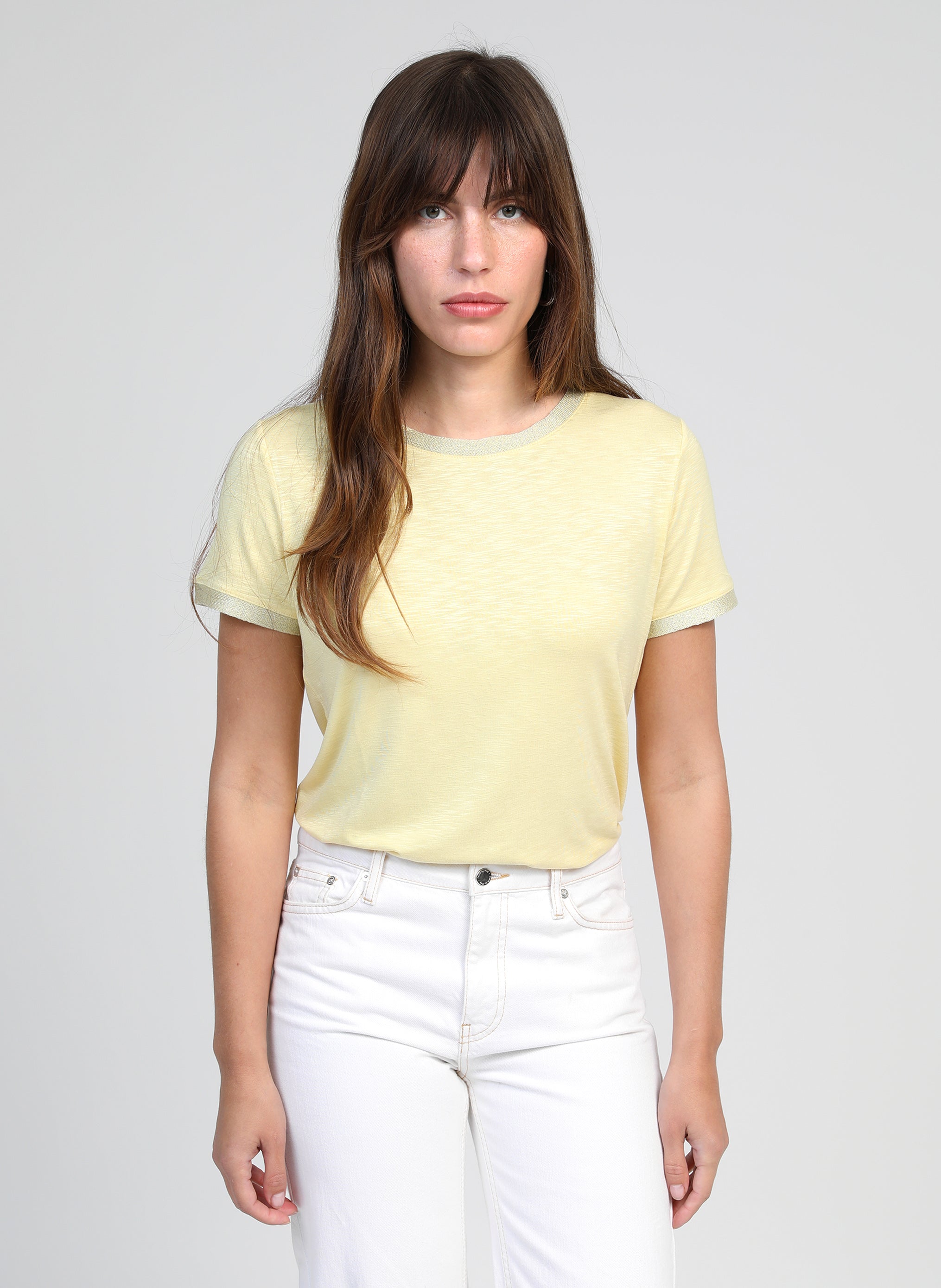 T-SHIRT TIXANA paille