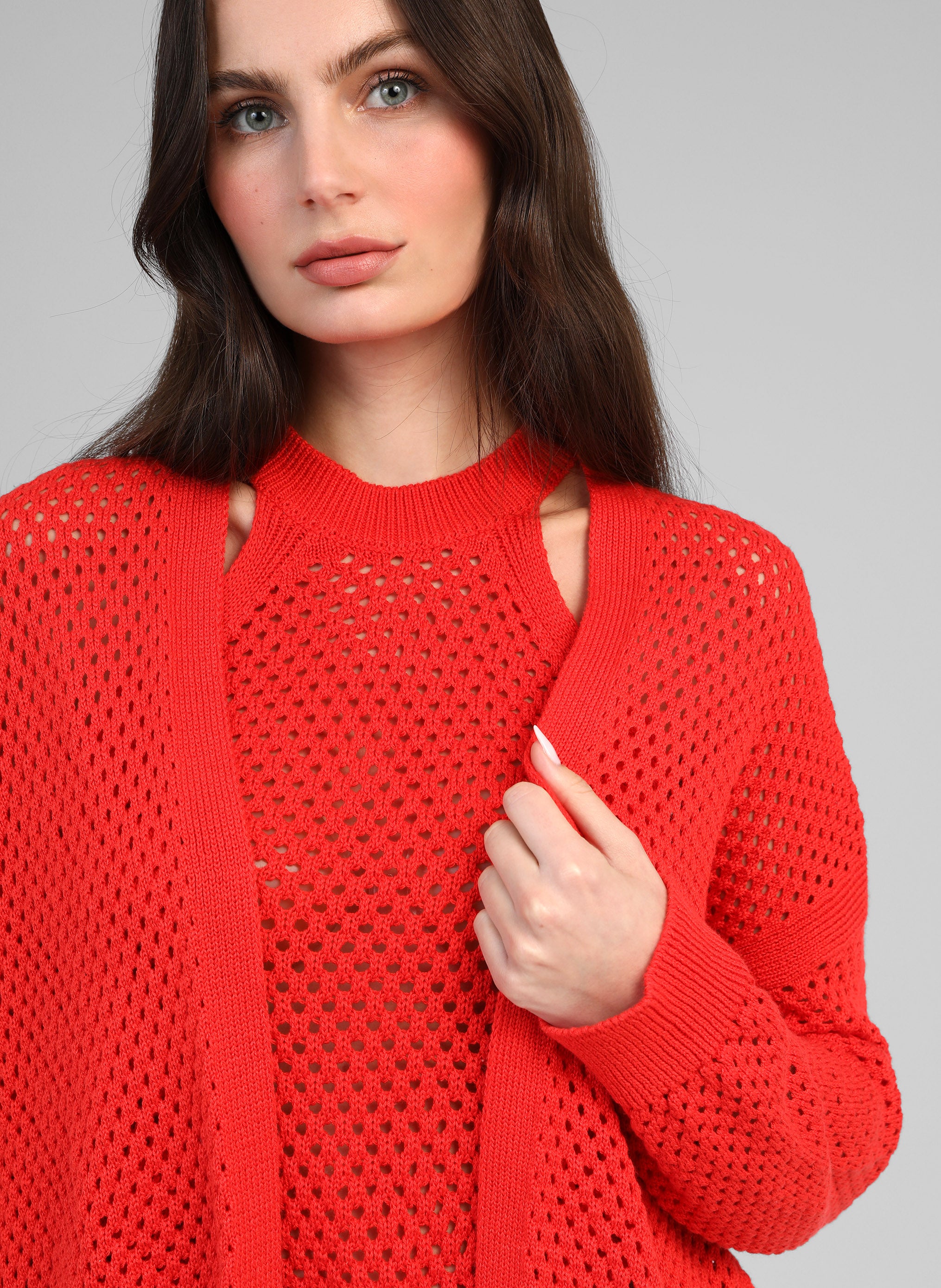 GILET VALERIO rouge