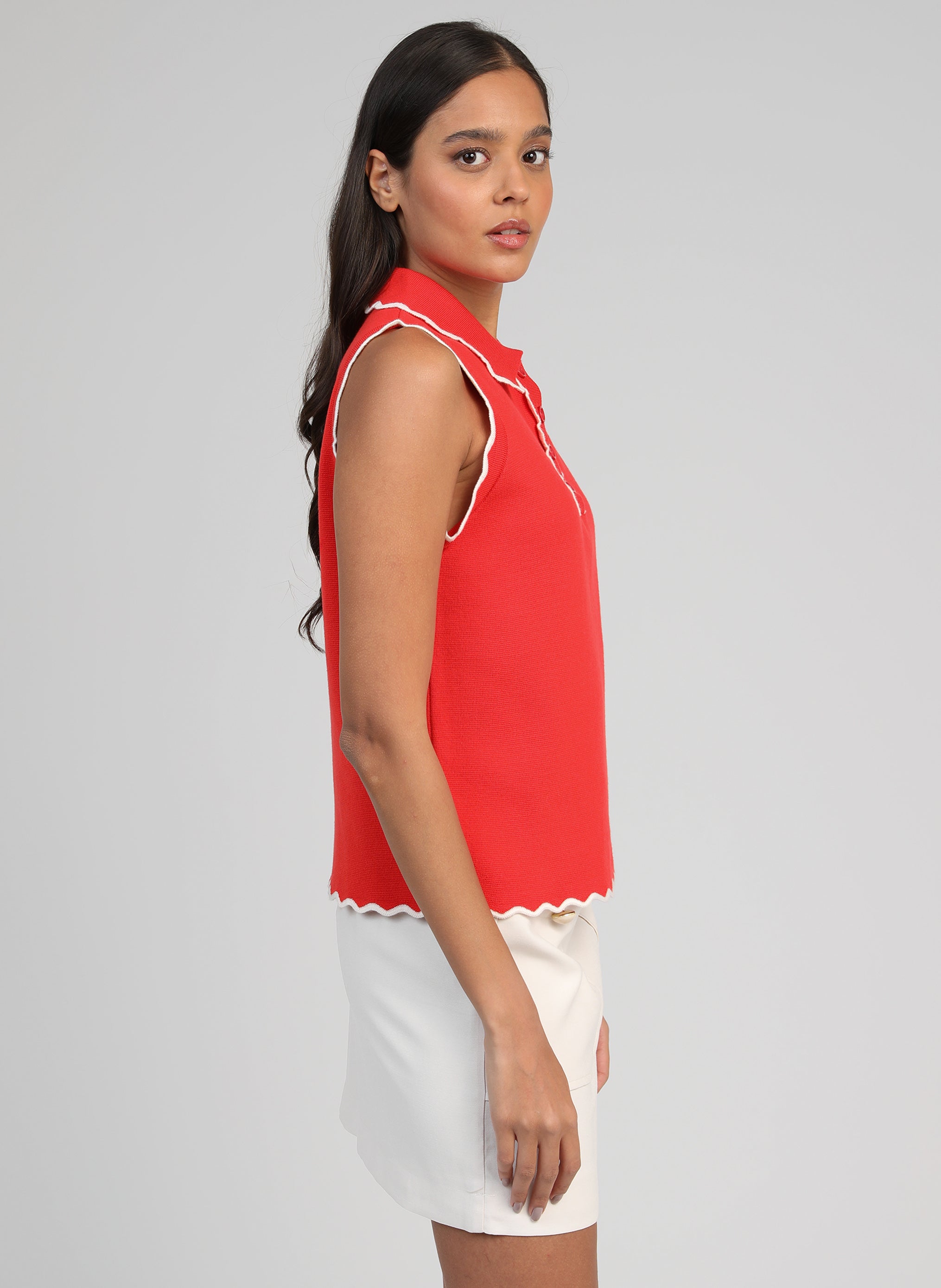 PULL VALIATI rouge