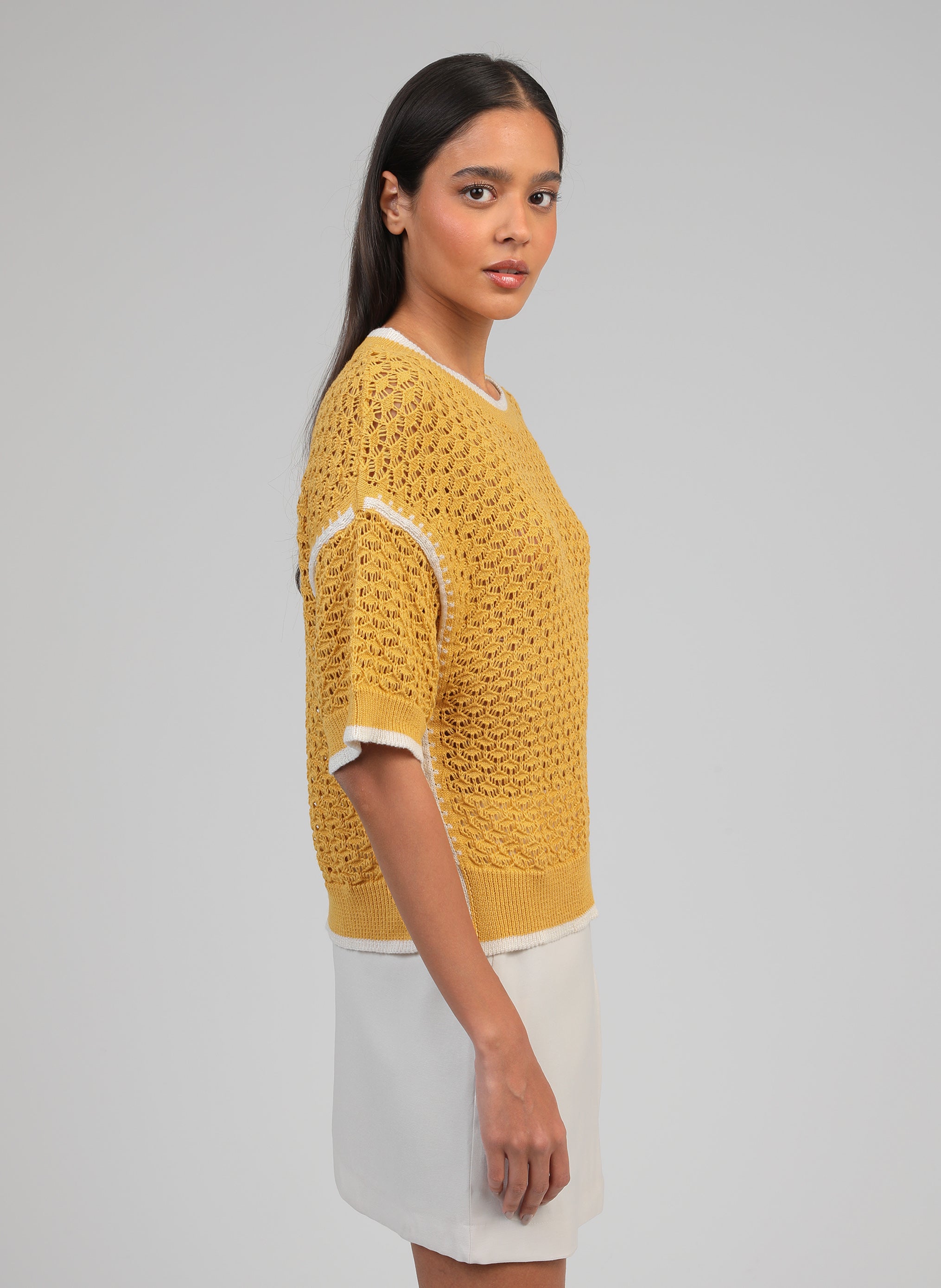 PULL VALMIE paille