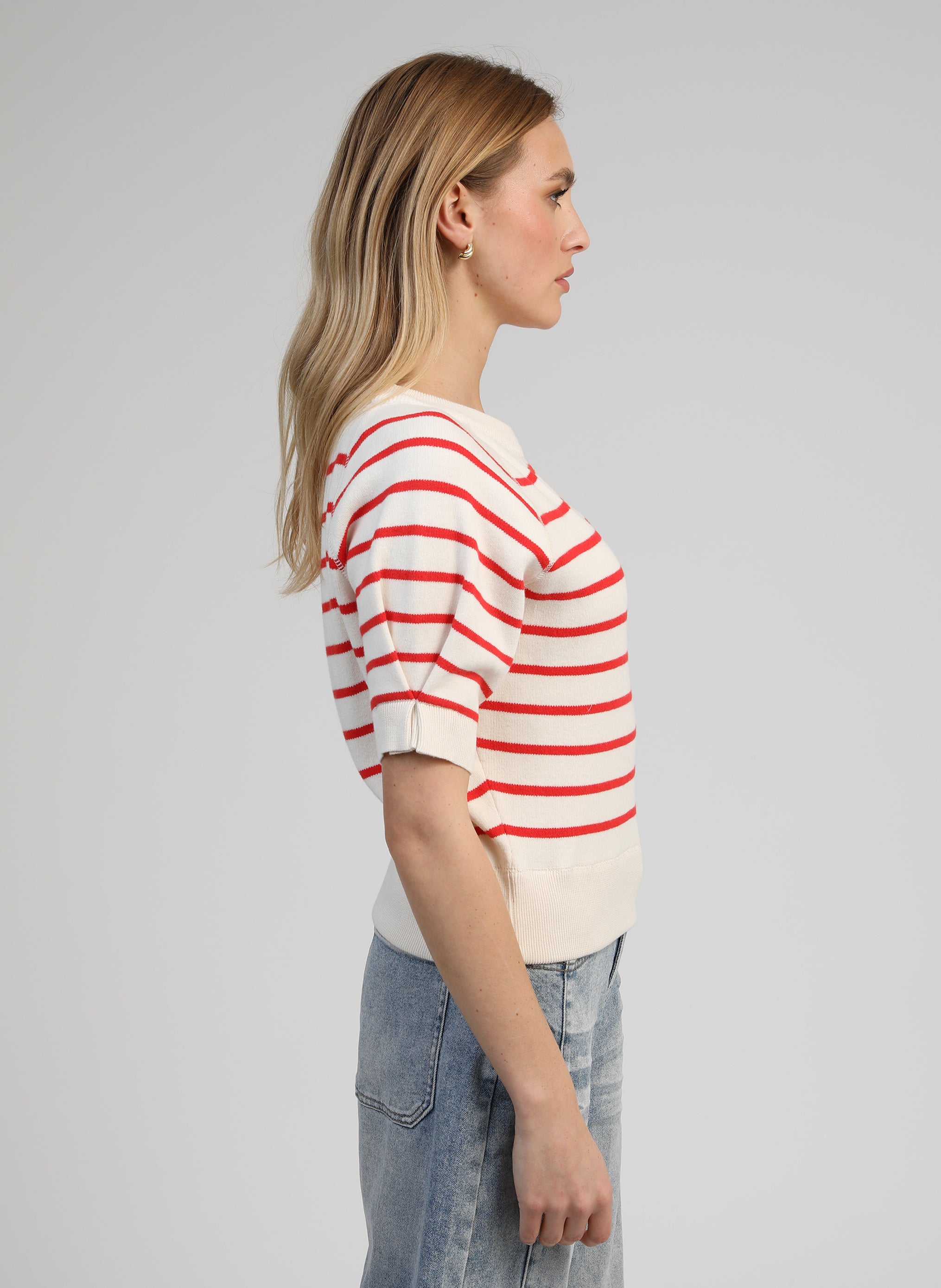 PULL VESTIZA rouge