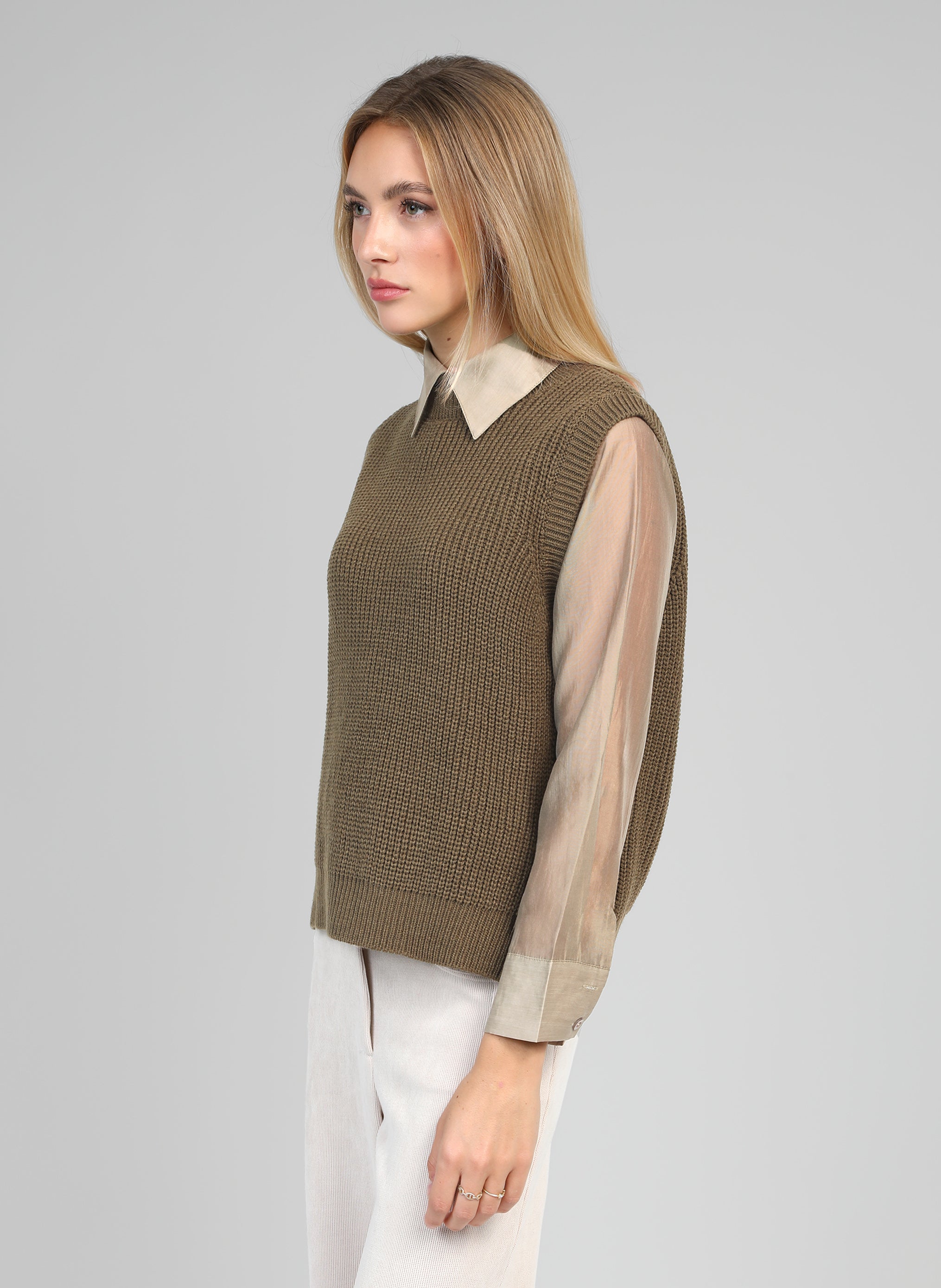 PULL VIVIENNE militaire