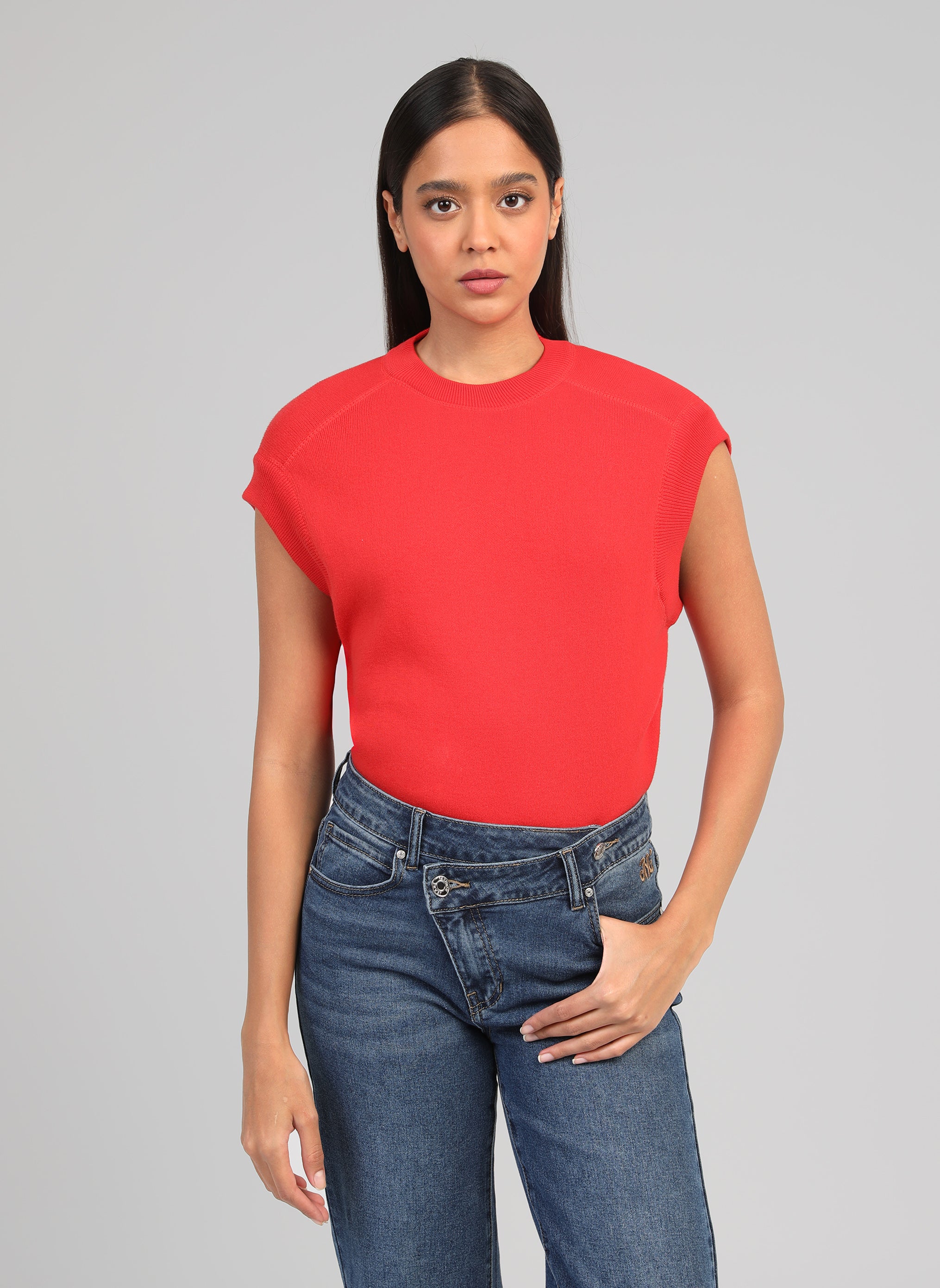 PULL VIZTY rouge