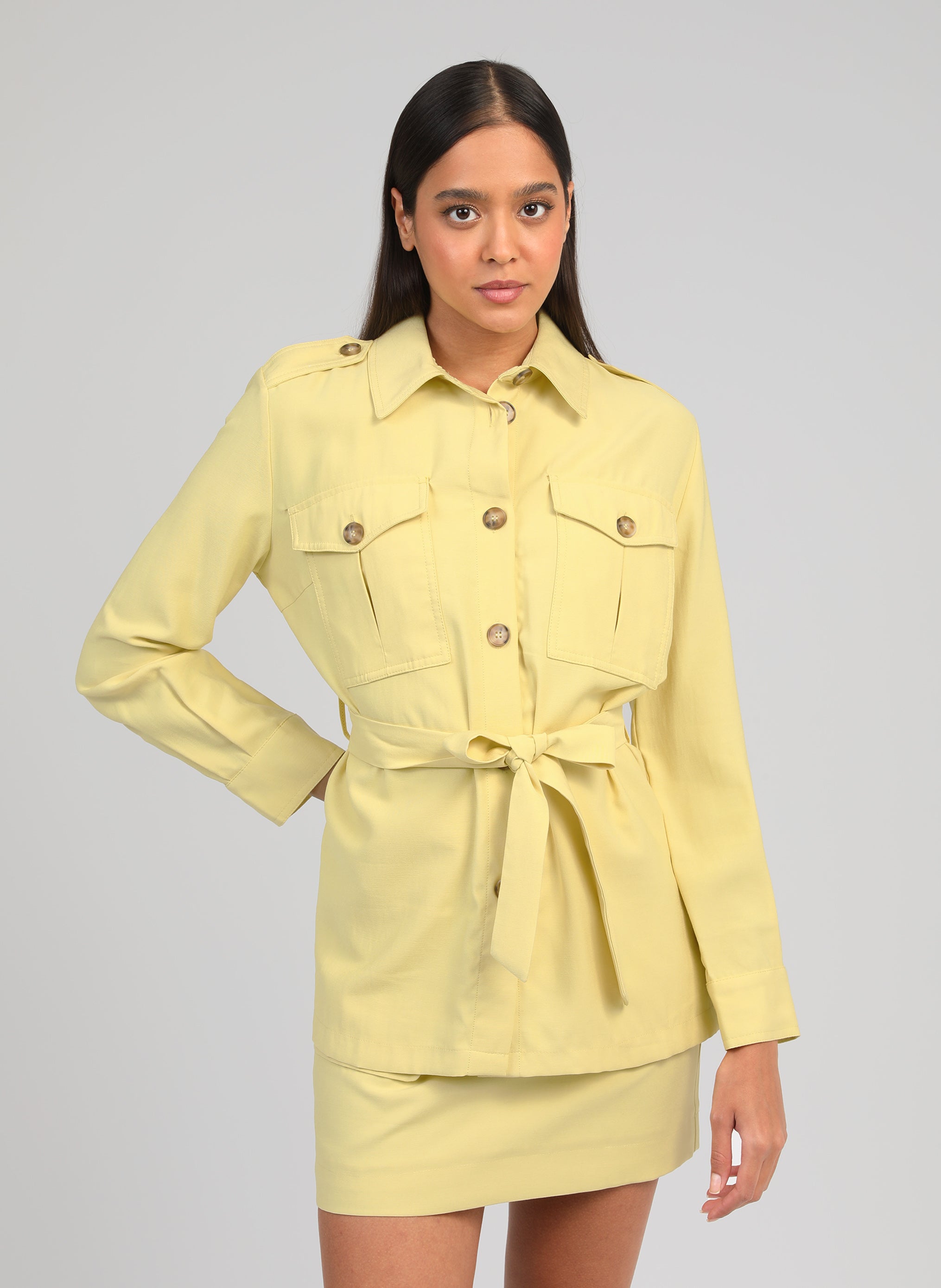 VESTE ZOANA paille