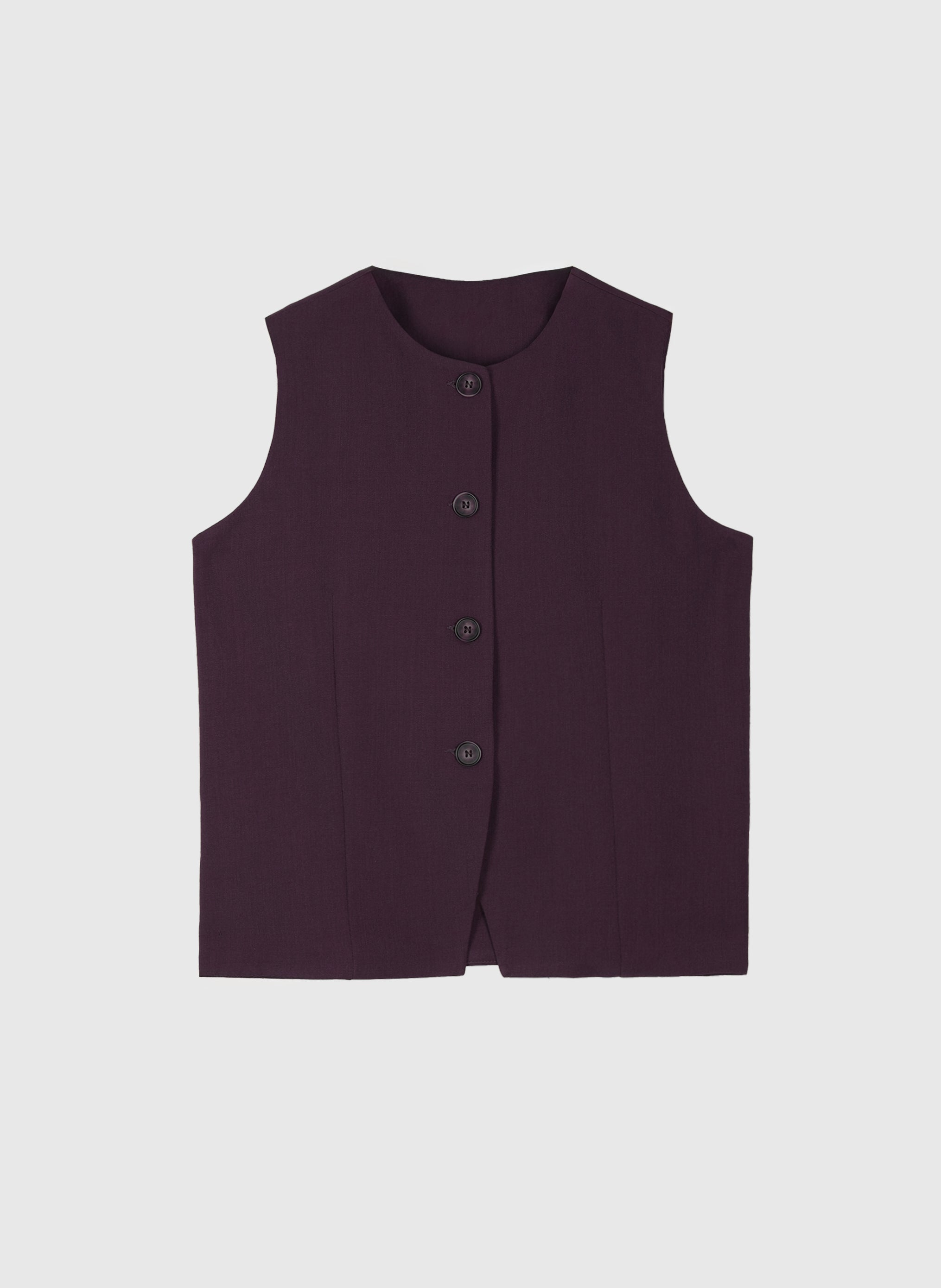 GILET DE COSTUME ZOLA wine