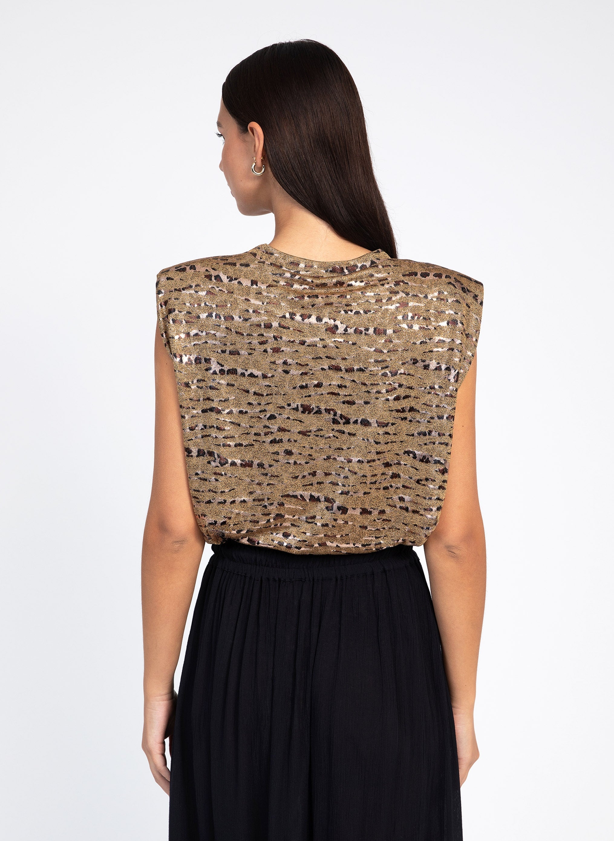 T-SHIRT AFLANE sable