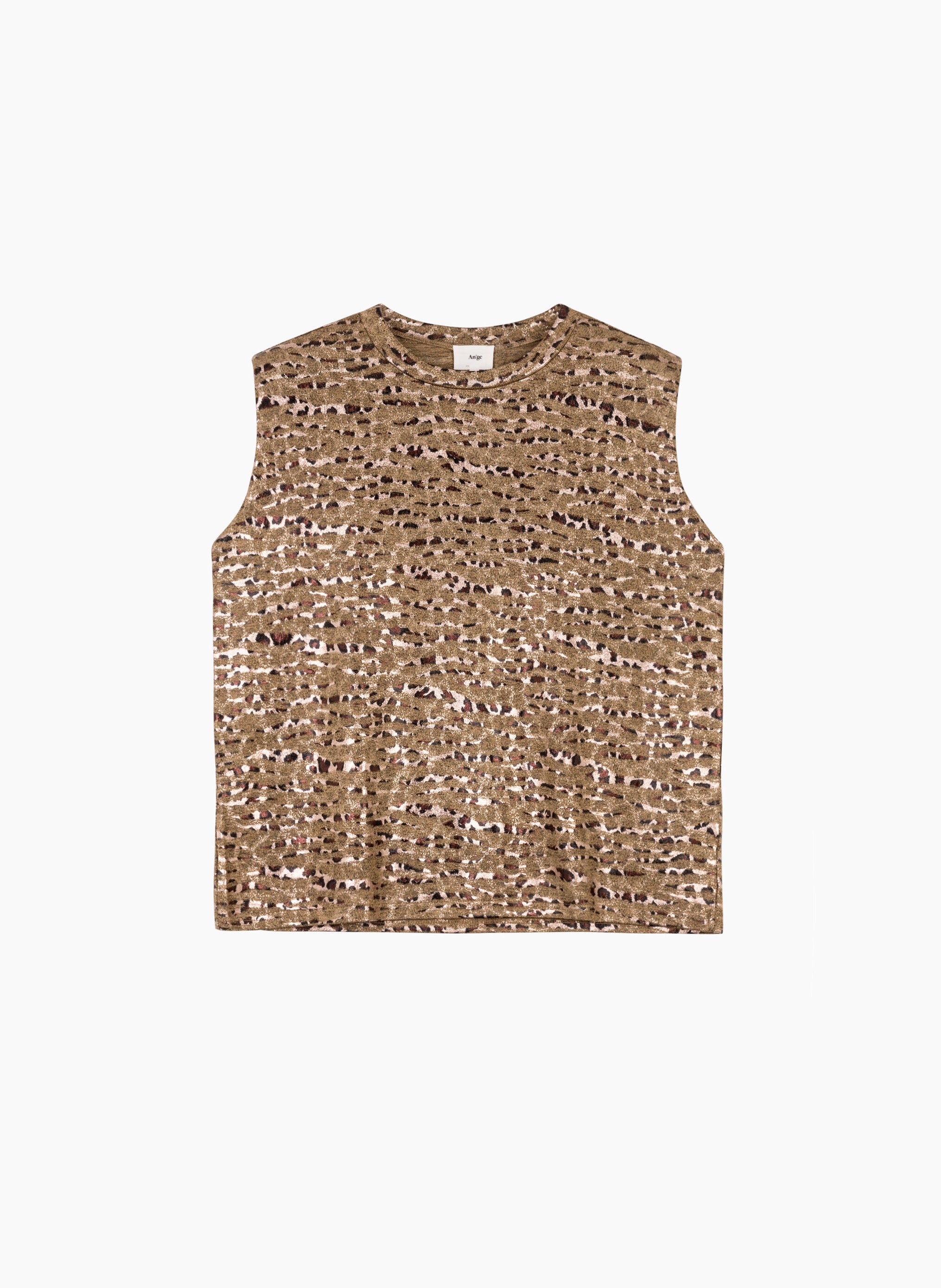 T-SHIRT AFLANE sable