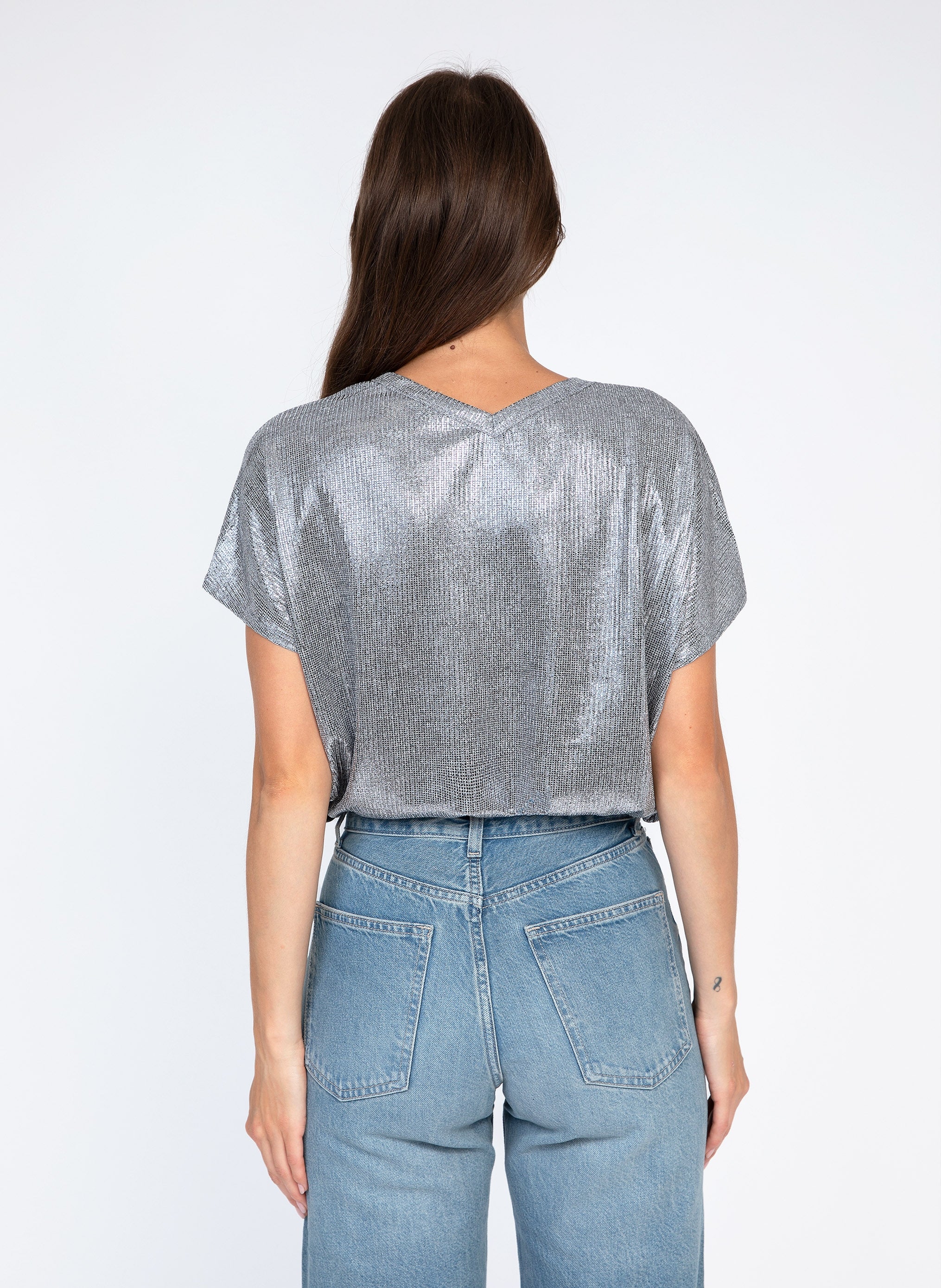 CAMISETA plateada AGNESSE