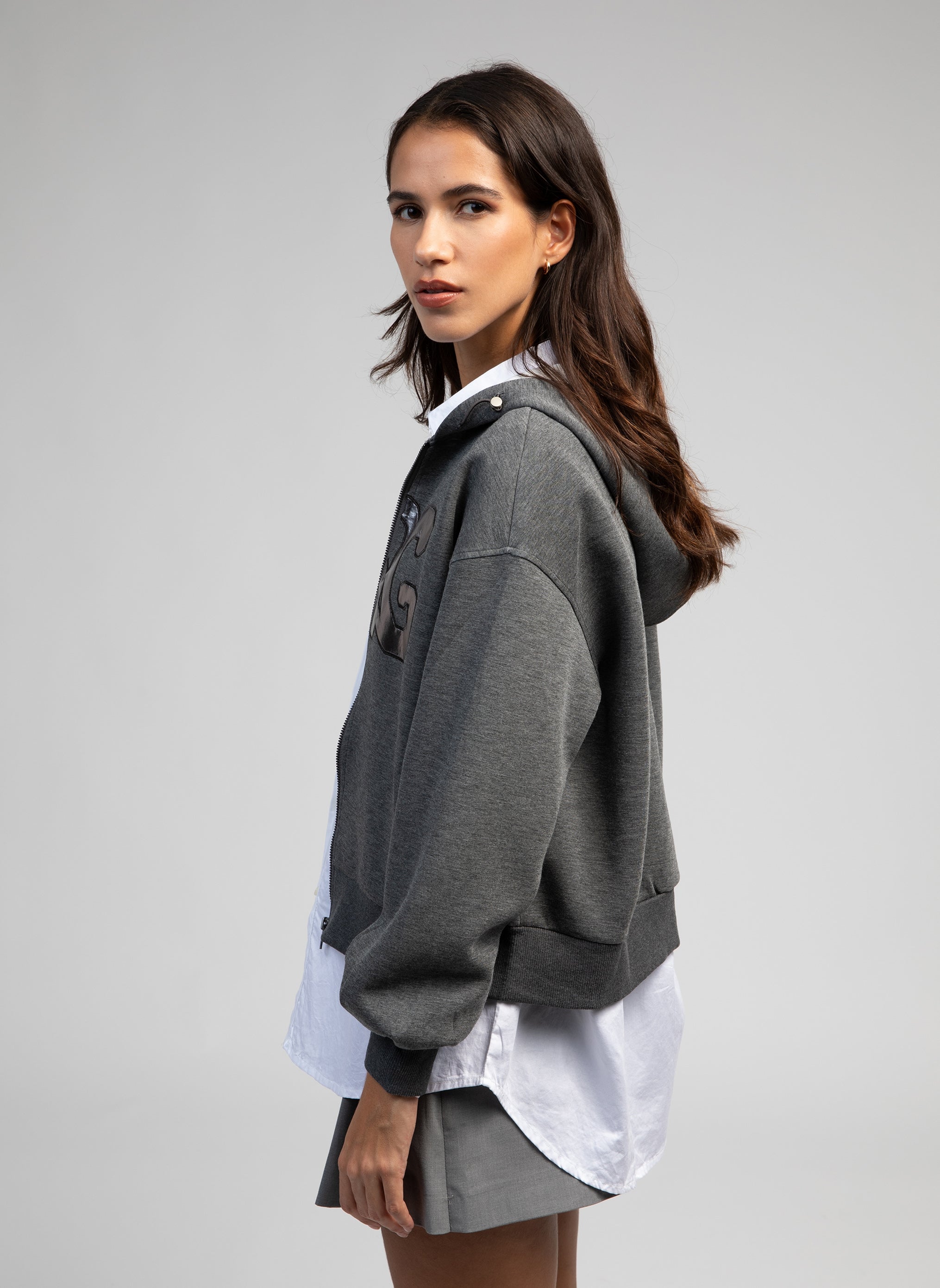 SWEAT AKARAN gris chiné