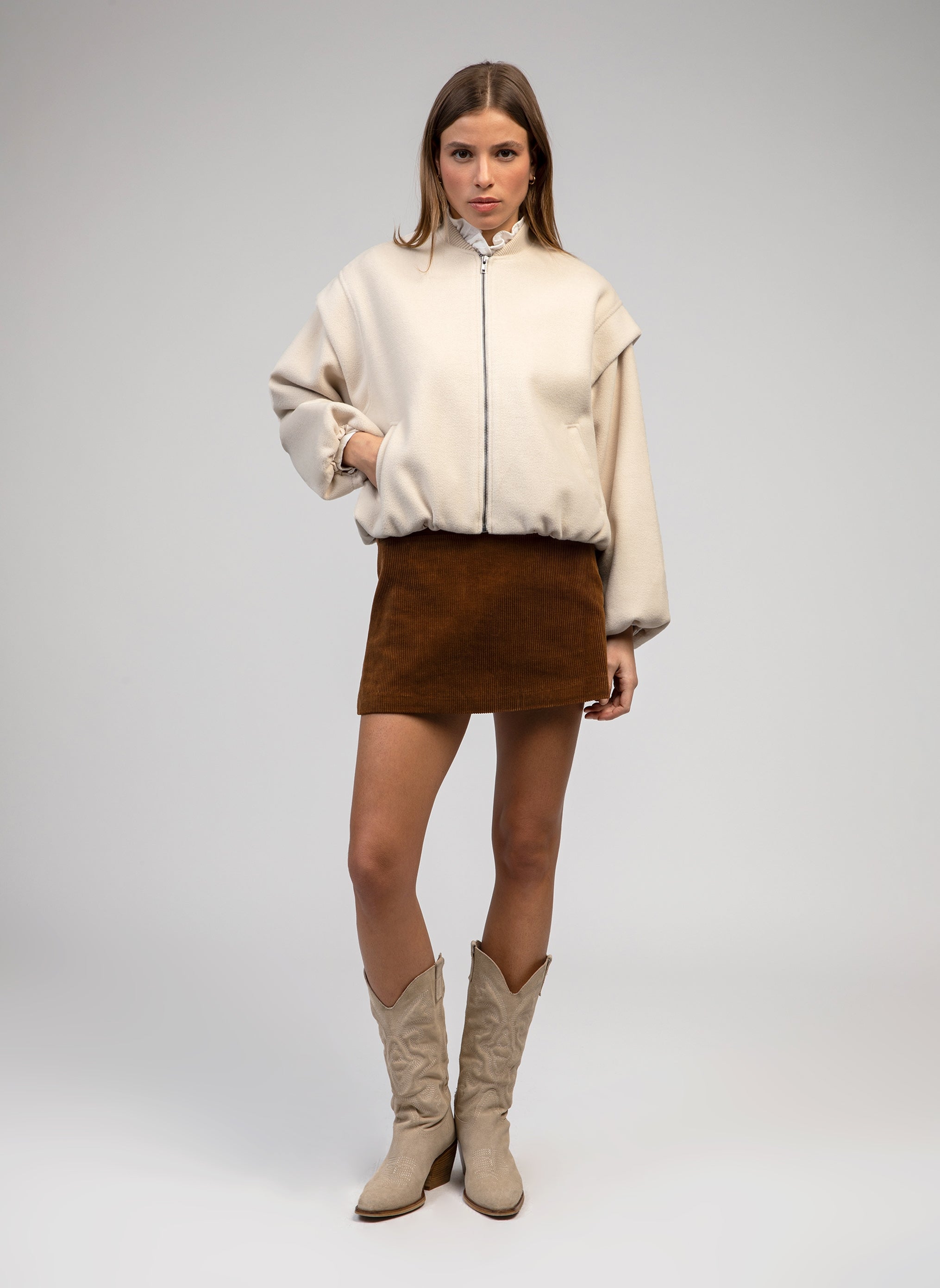 BLOUSON CALEDONIA ecru