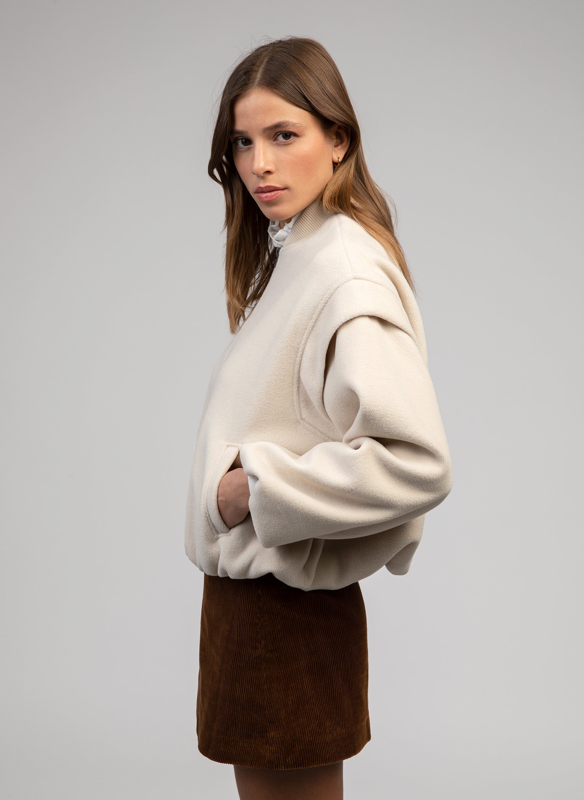 BLOUSON CALEDONIA ecru