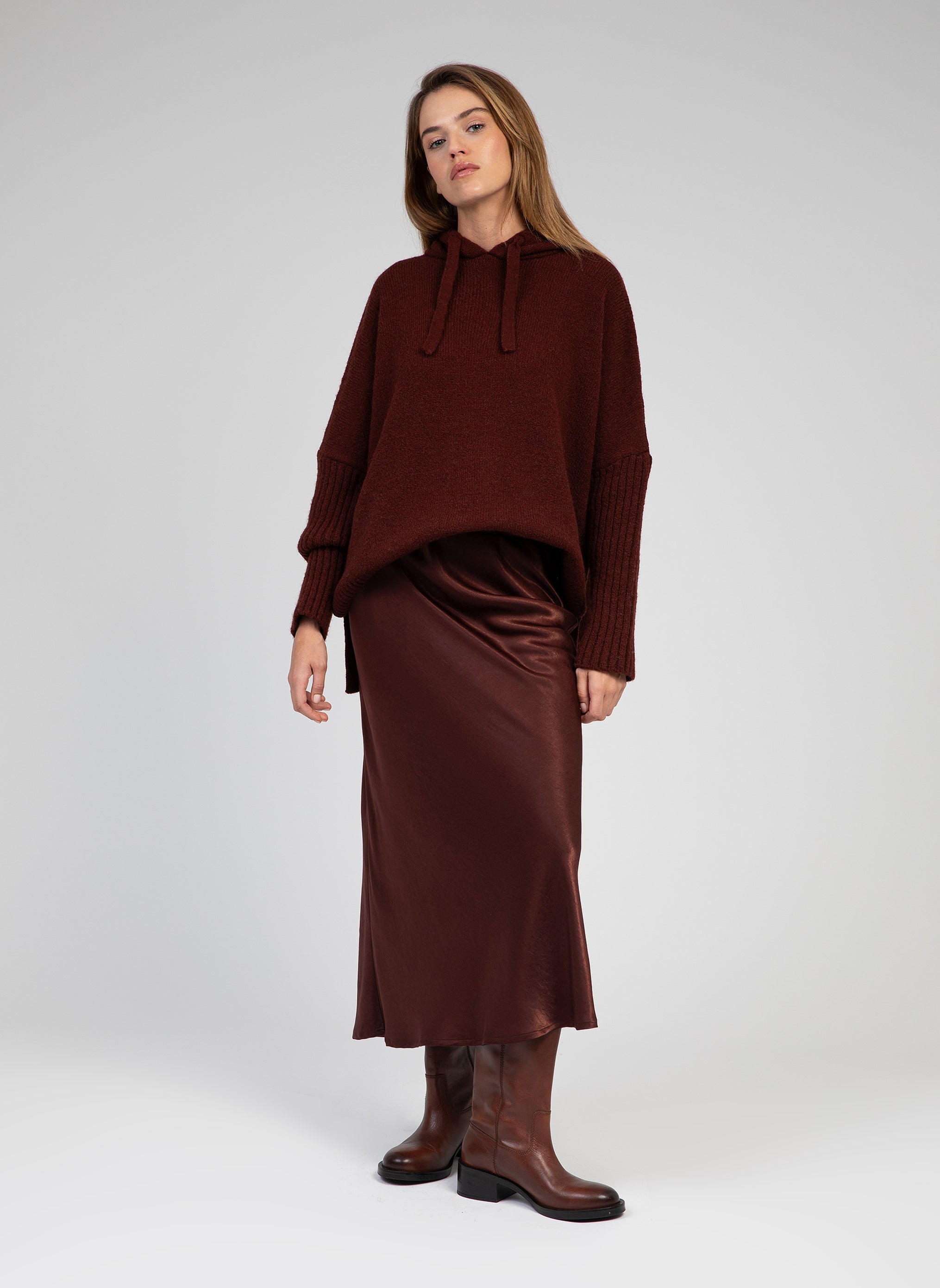GALVINA MIDI skirt malaga