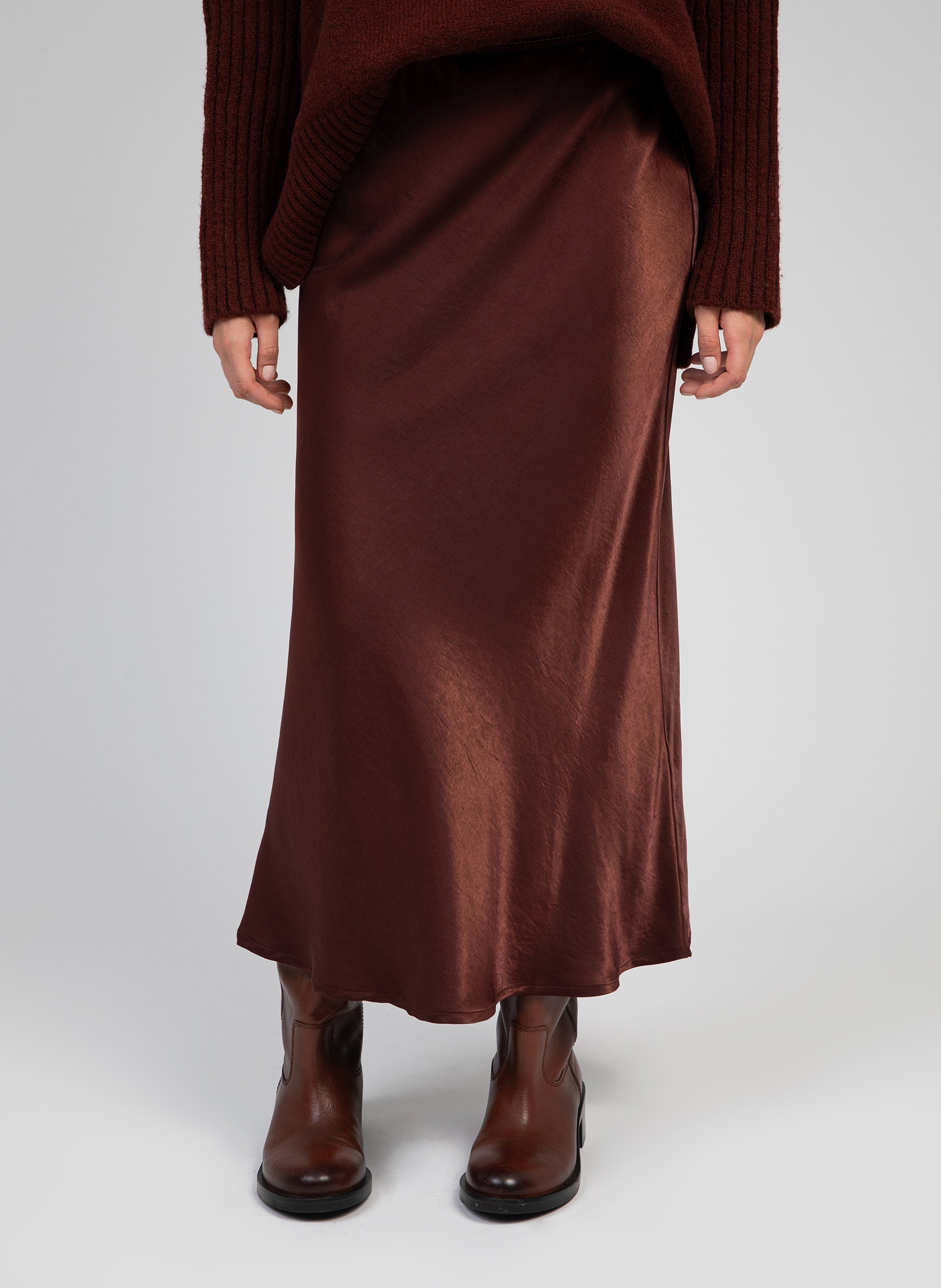 GALVINA MIDI skirt malaga