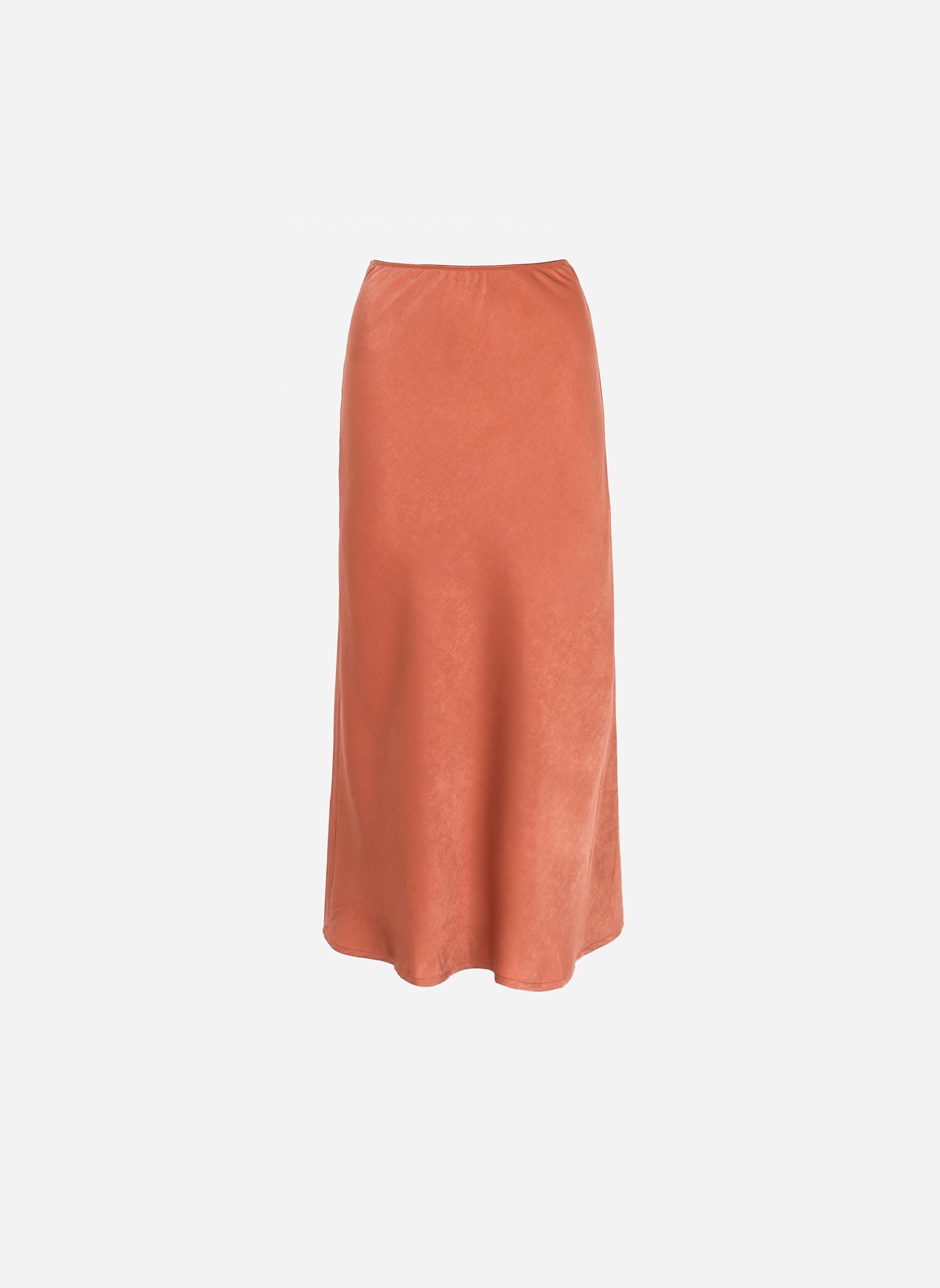 GALVINE MIDI SKIRT terracotta