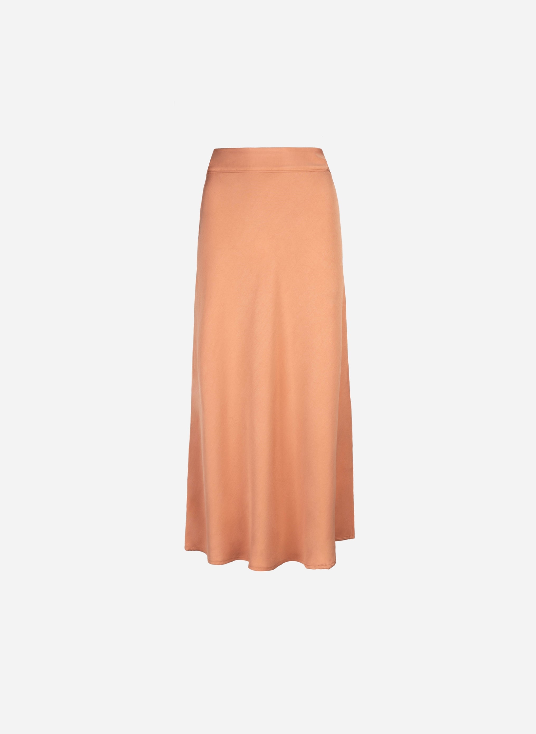 FALDA GALVY MIDI terracota