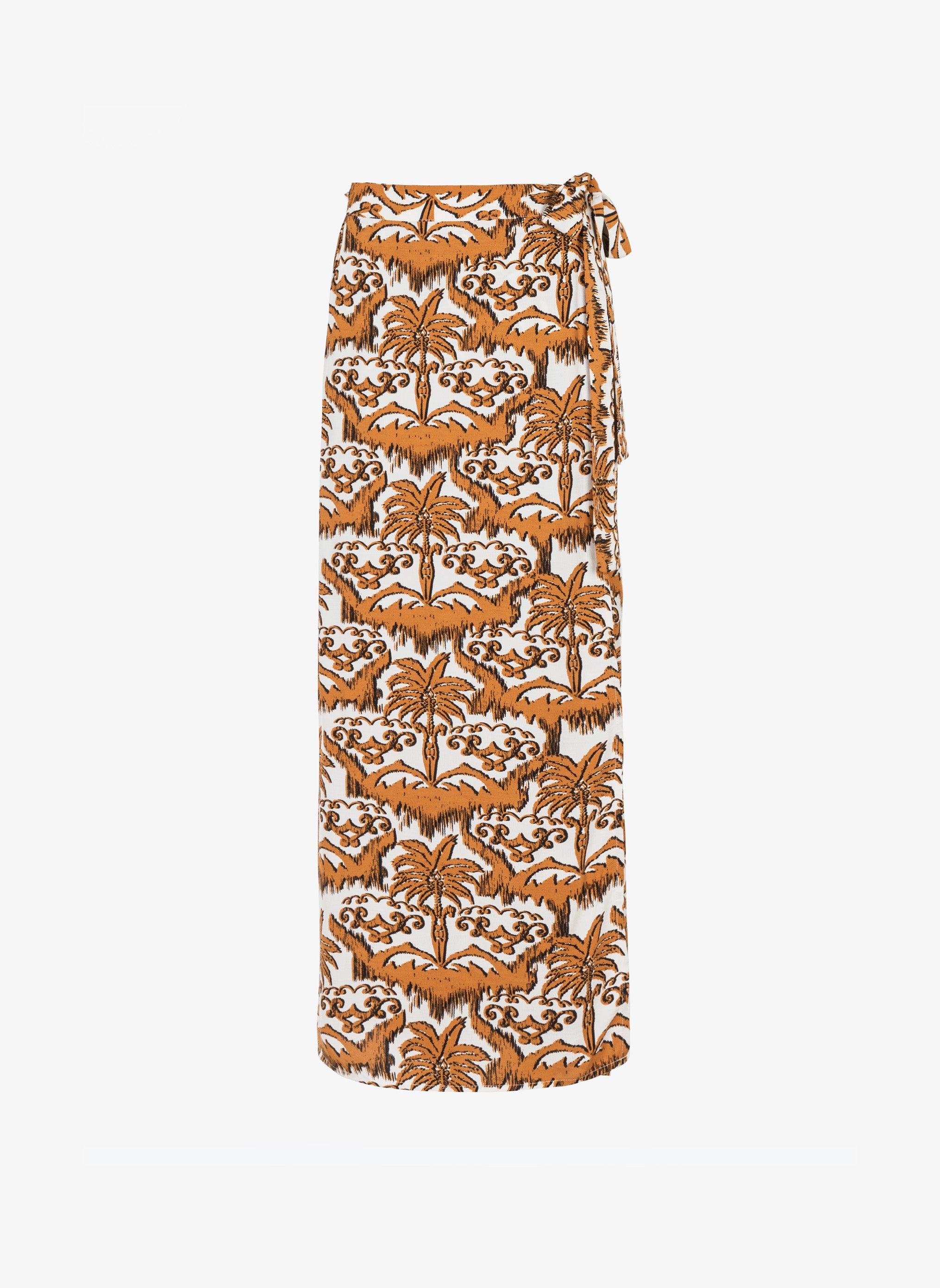 JUPE LONGUE GAMO palmita ecru