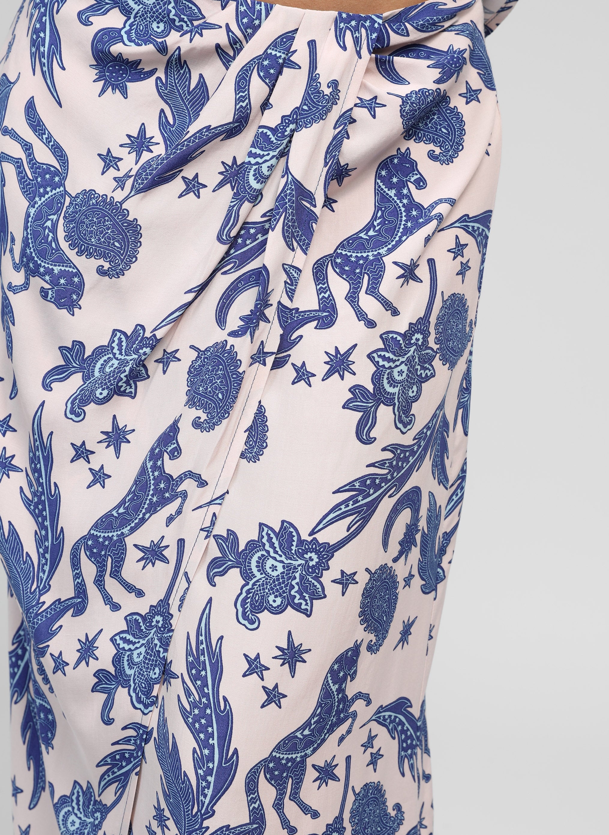 JUPE LONGUE GERIC fleche ecru