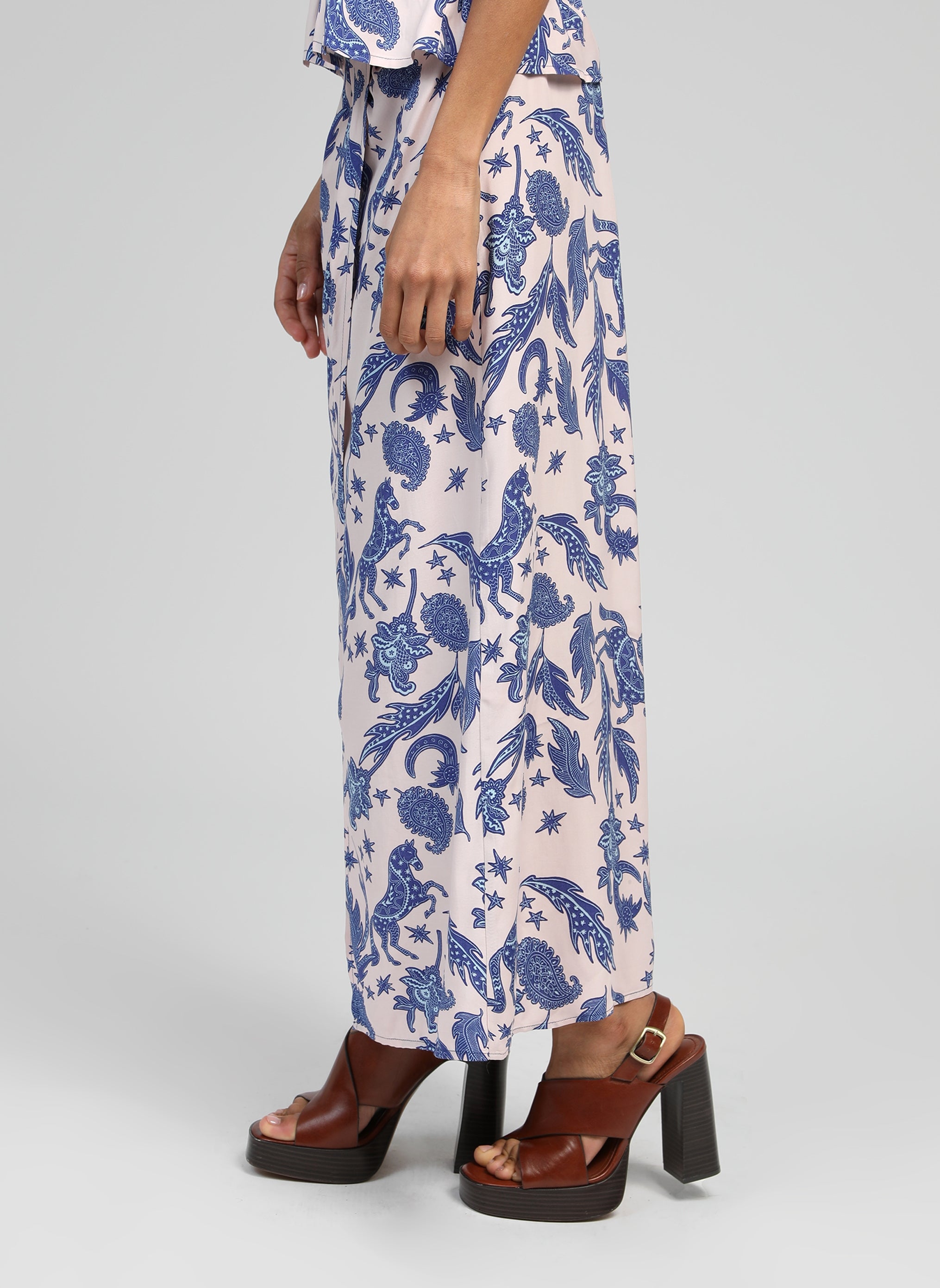 JUPE LONGUE GERIC fleche ecru