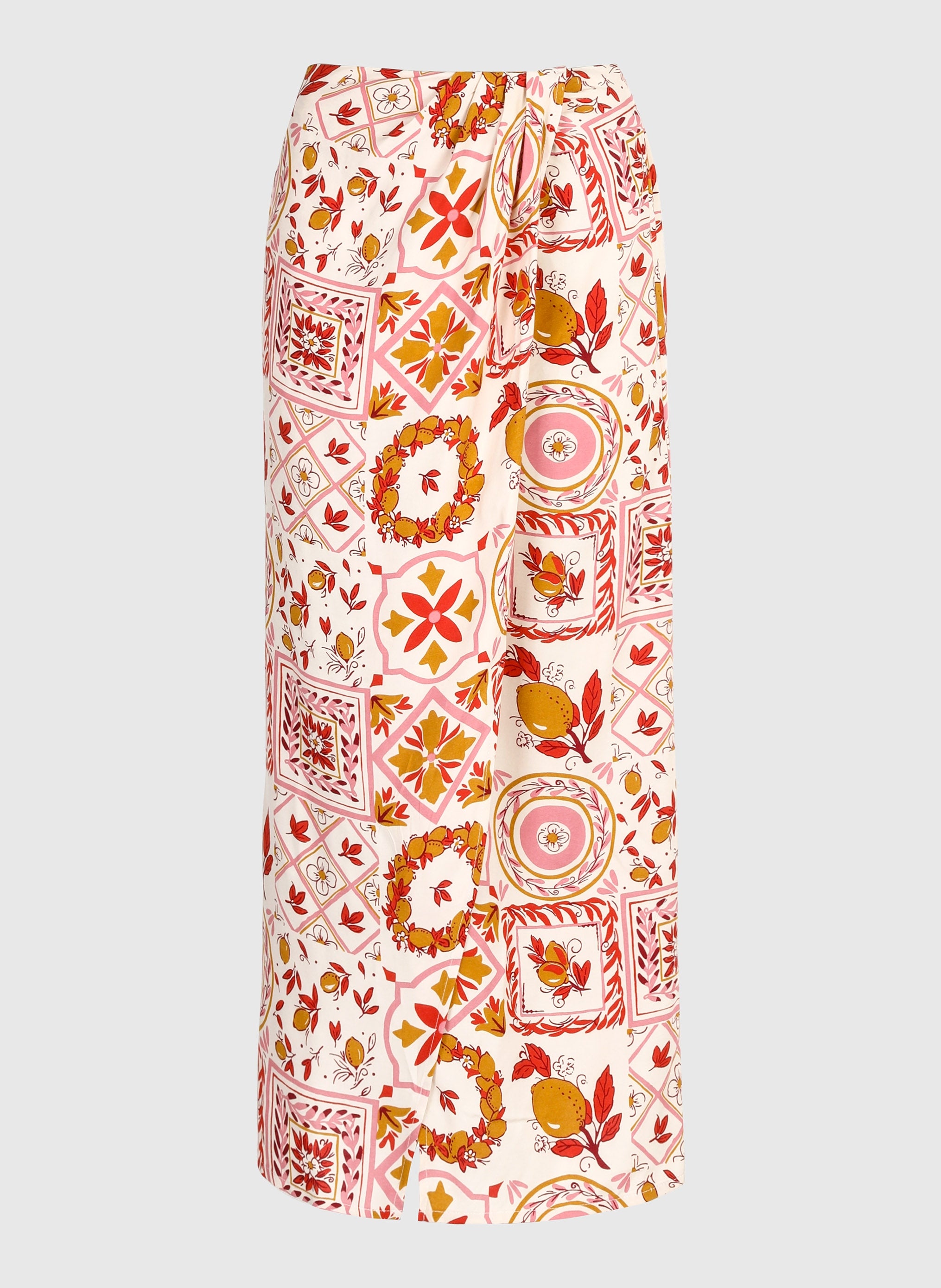 GERIC LONG SKIRT pink rizzo