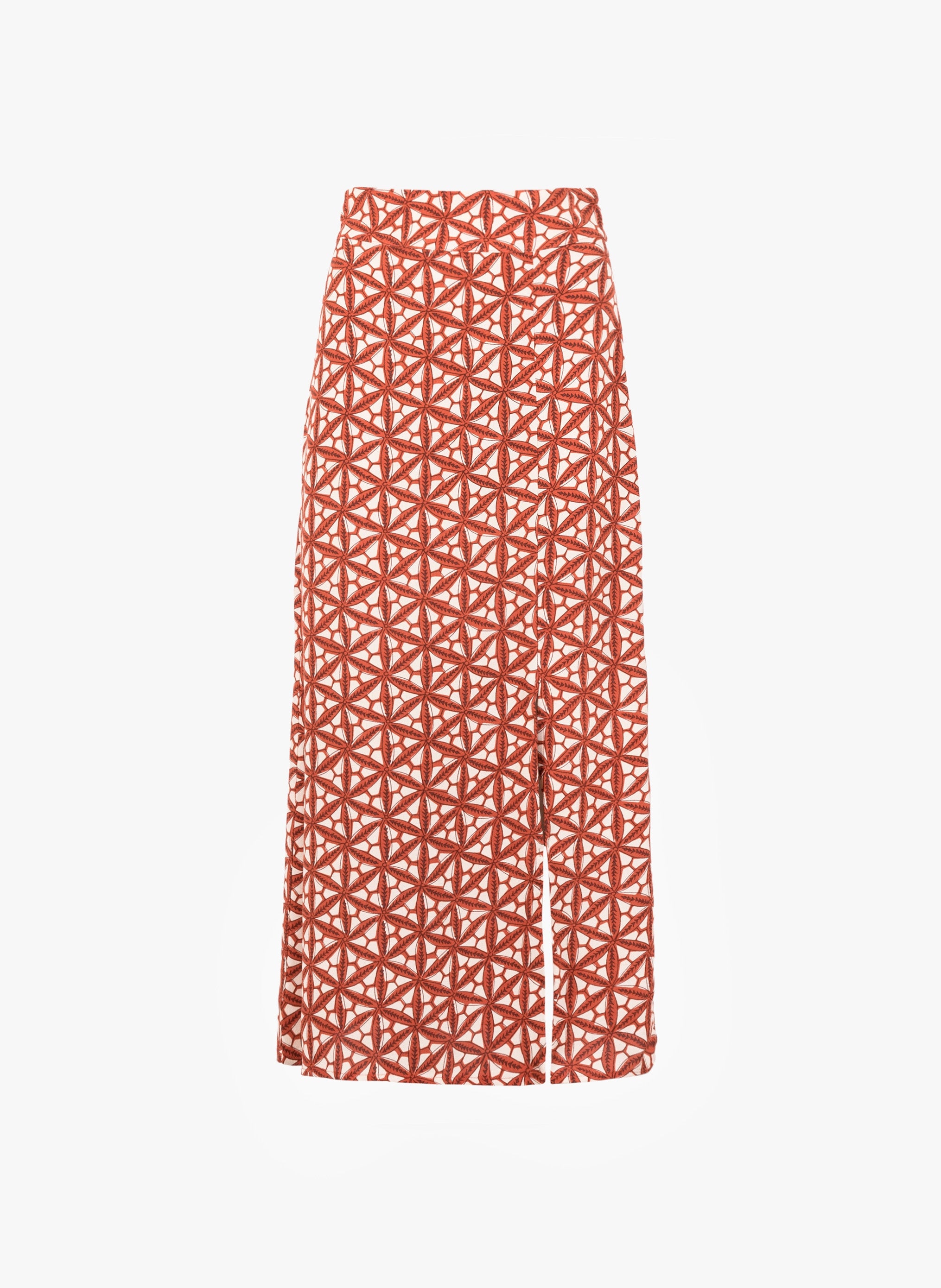 JUPE MIDI GINALOU badiane caramel