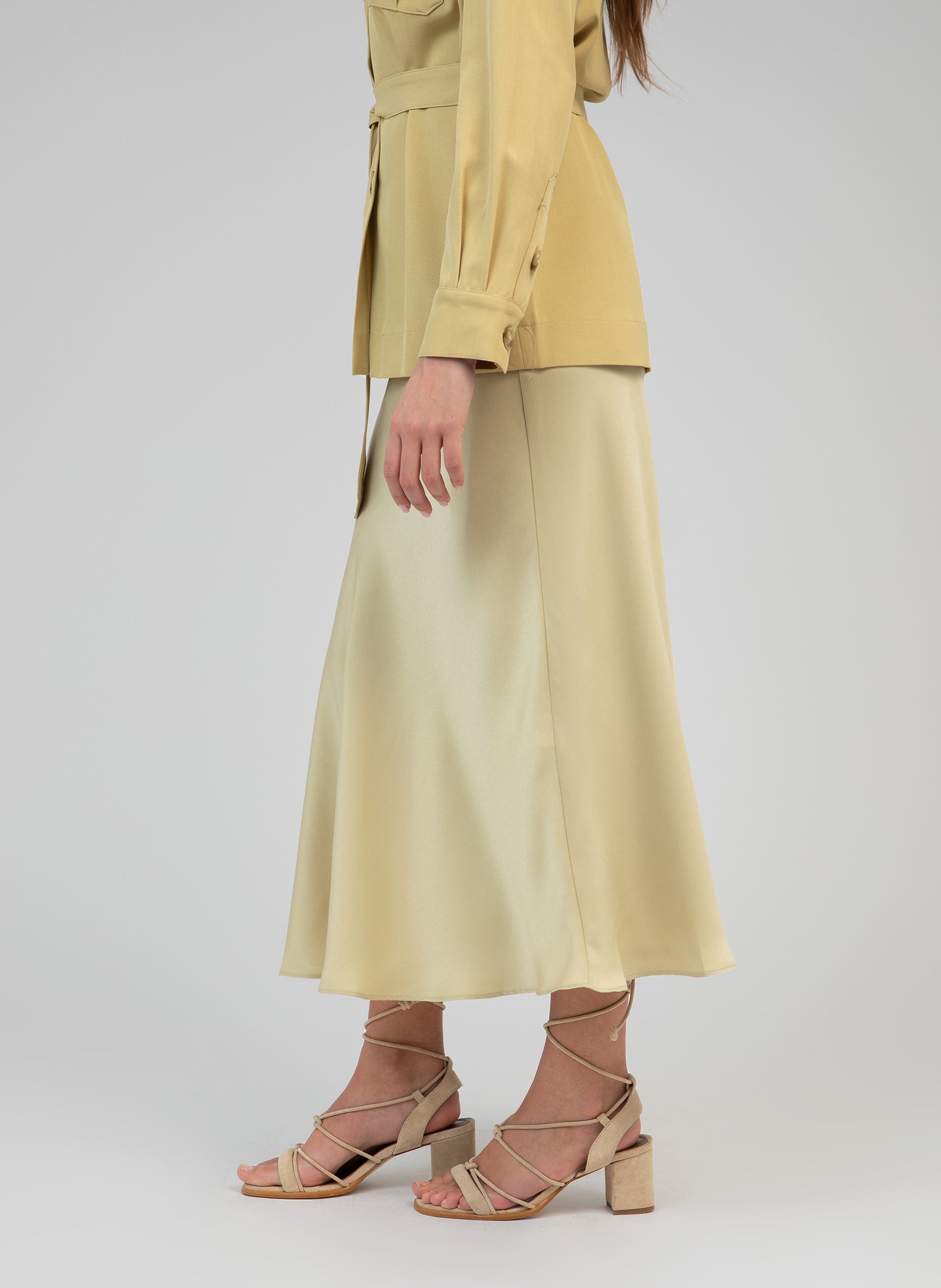 JANIALA MIDI SKIRT anise
