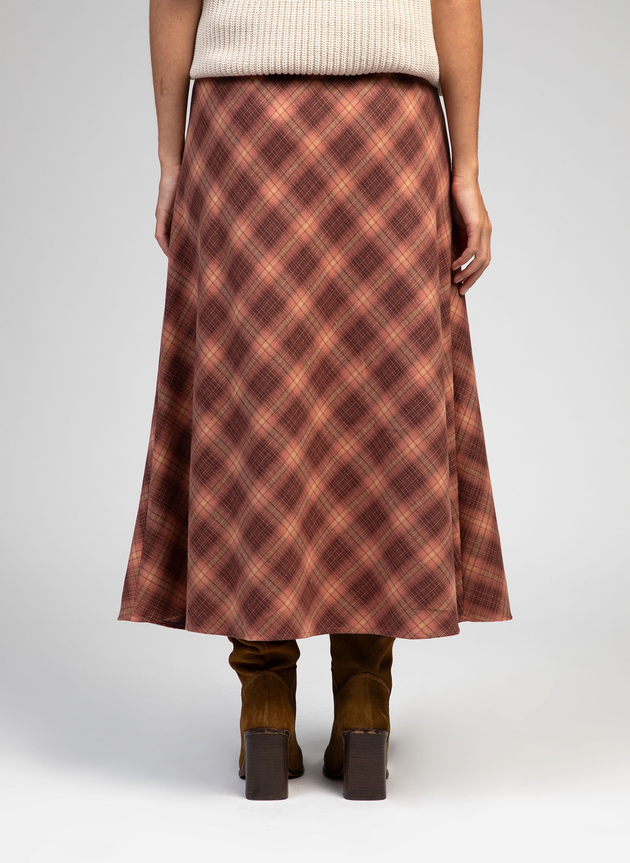 FALDA MIDI JANIAMA blush