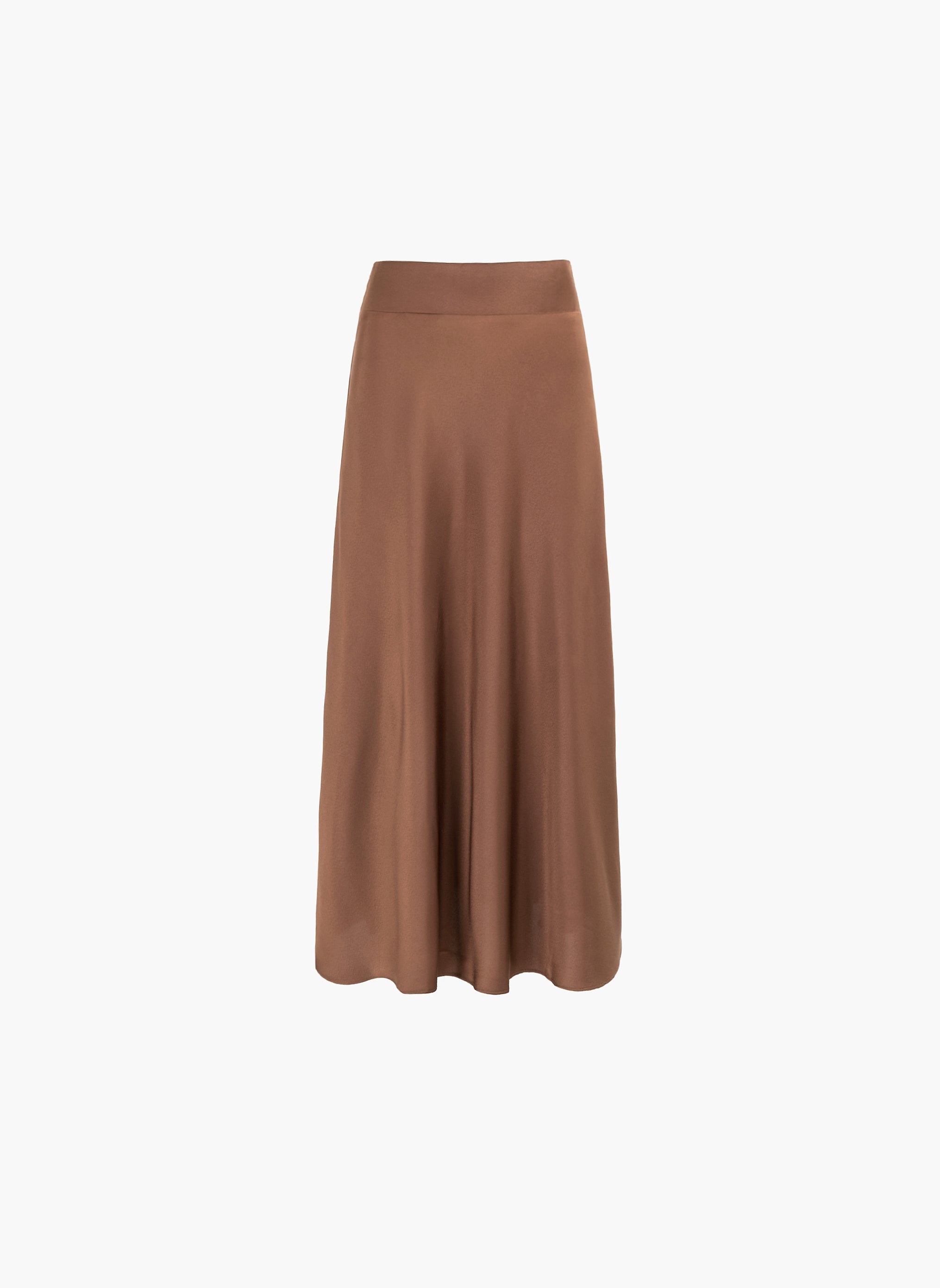 JUPE MIDI JANIAME marron