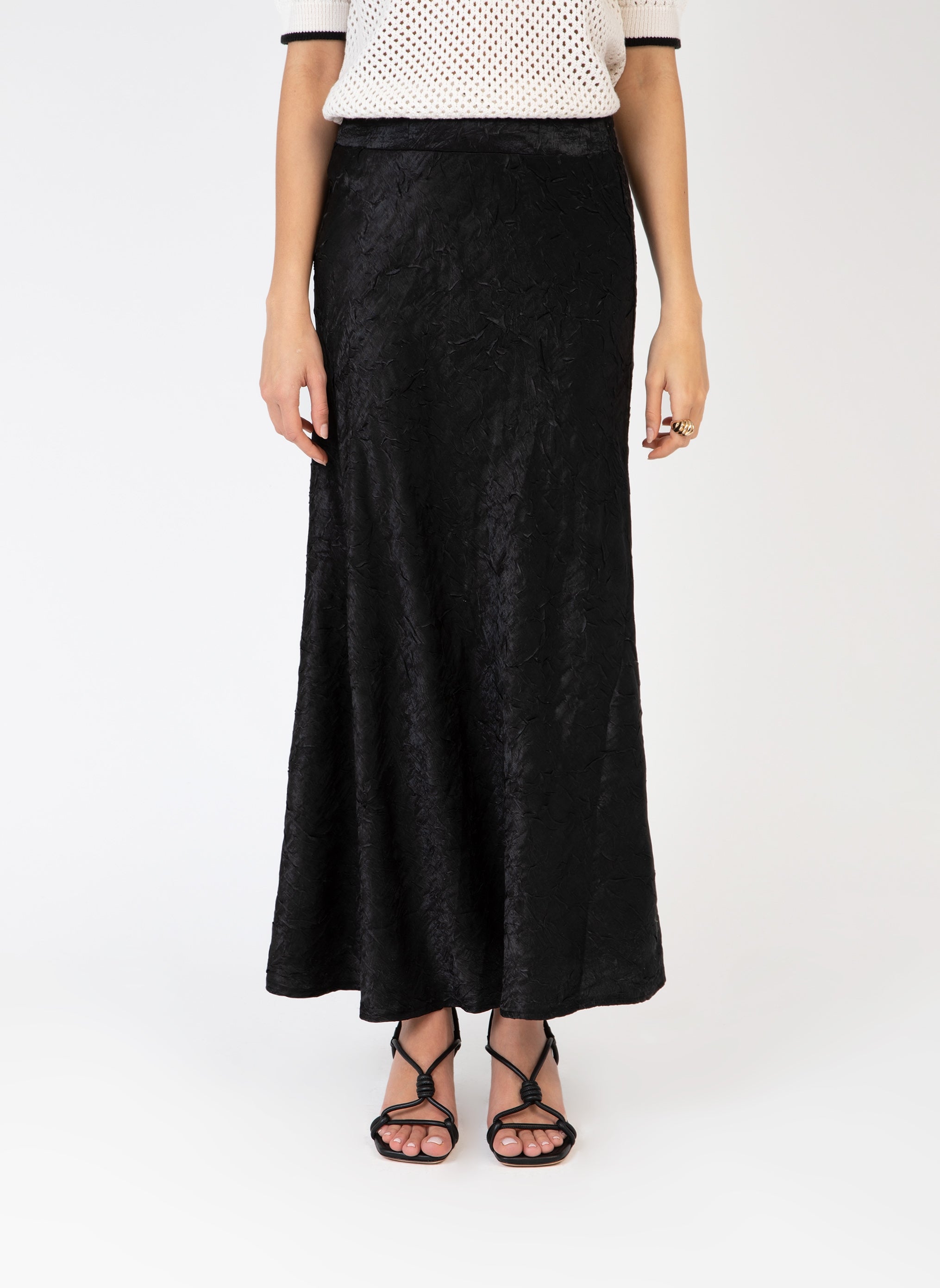 JANINA MIDI SKIRT black