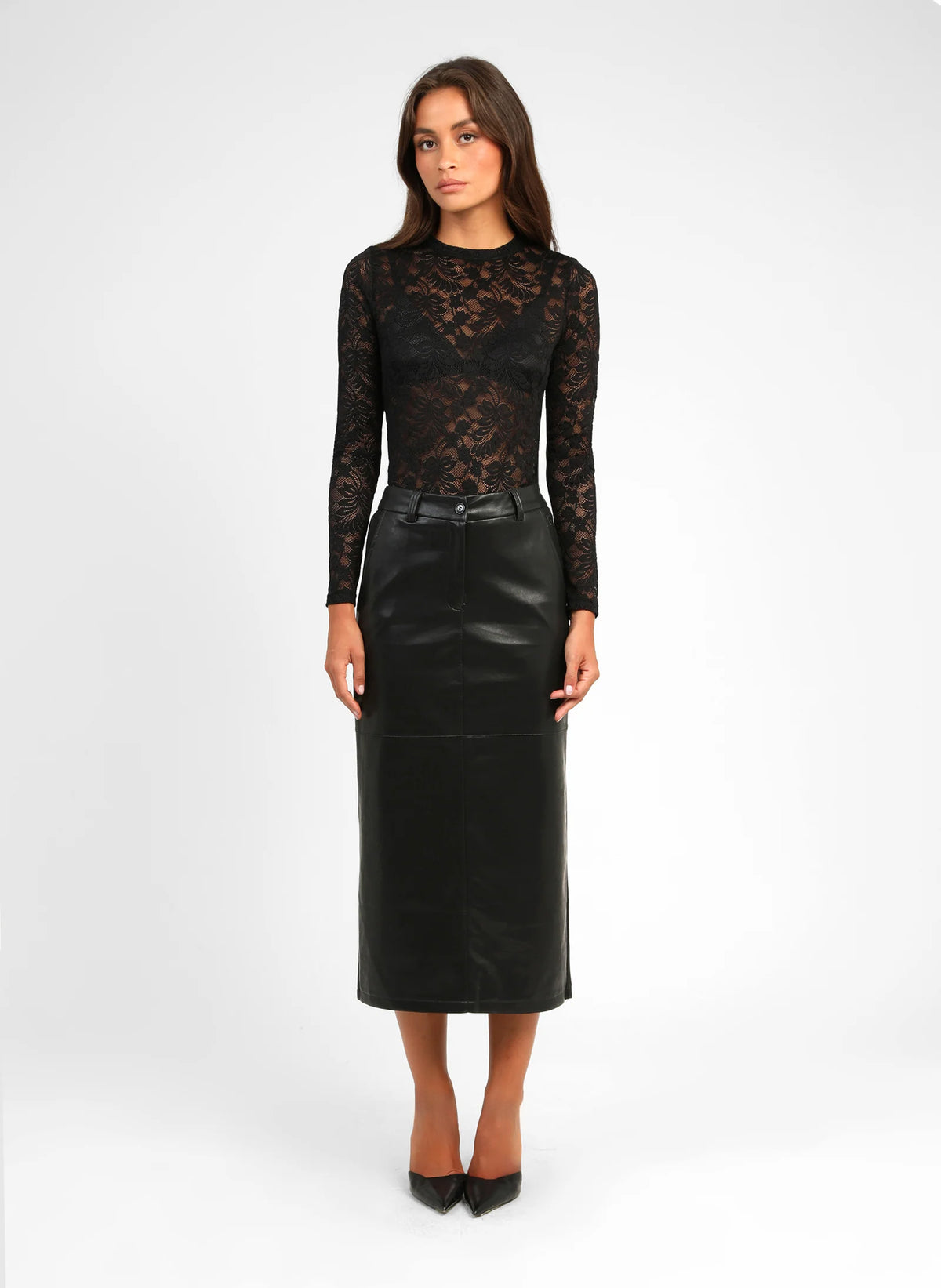 JOUMA Long Skirt, Black