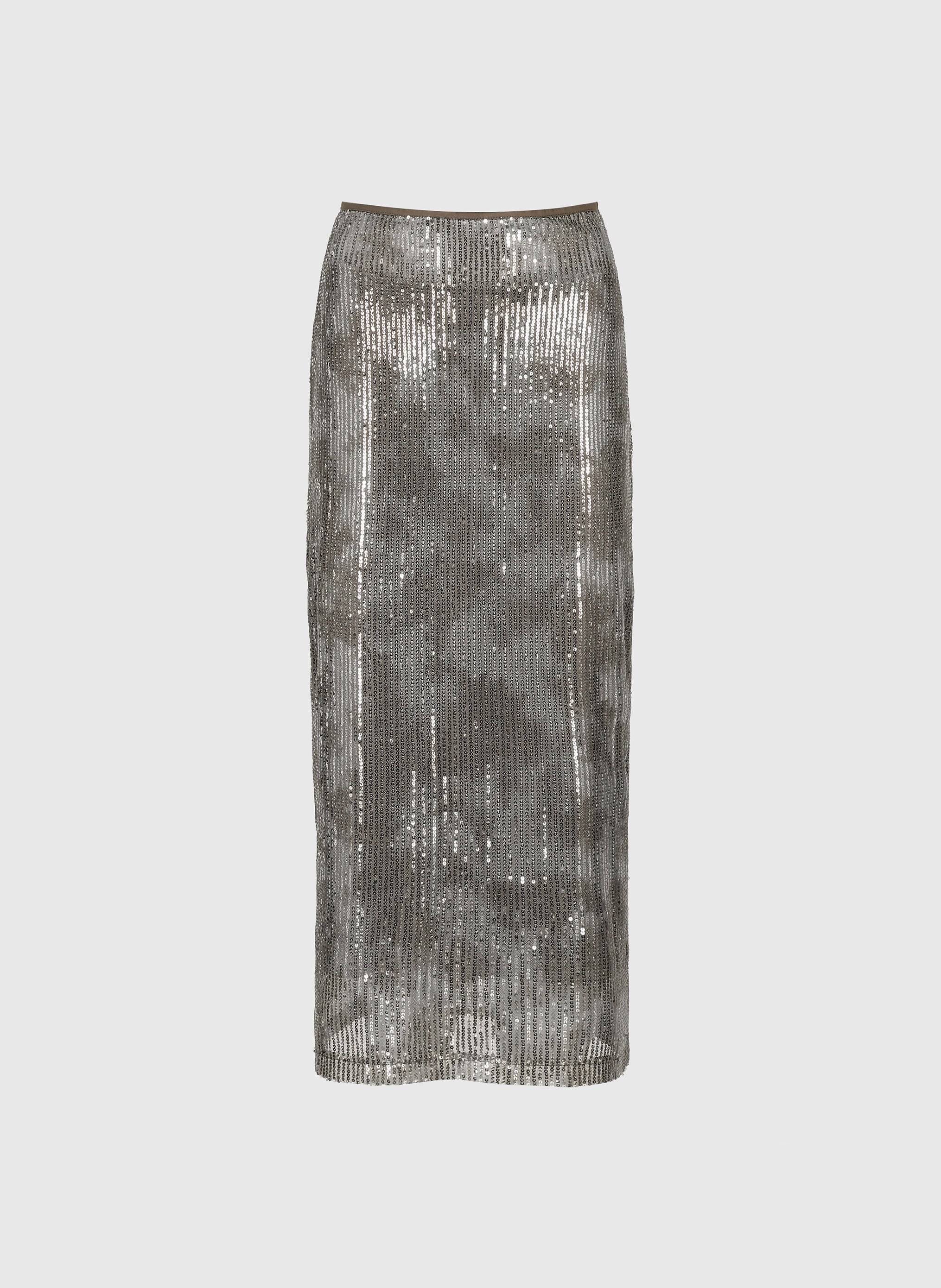 JUPE MIDI JURYLANA militaire