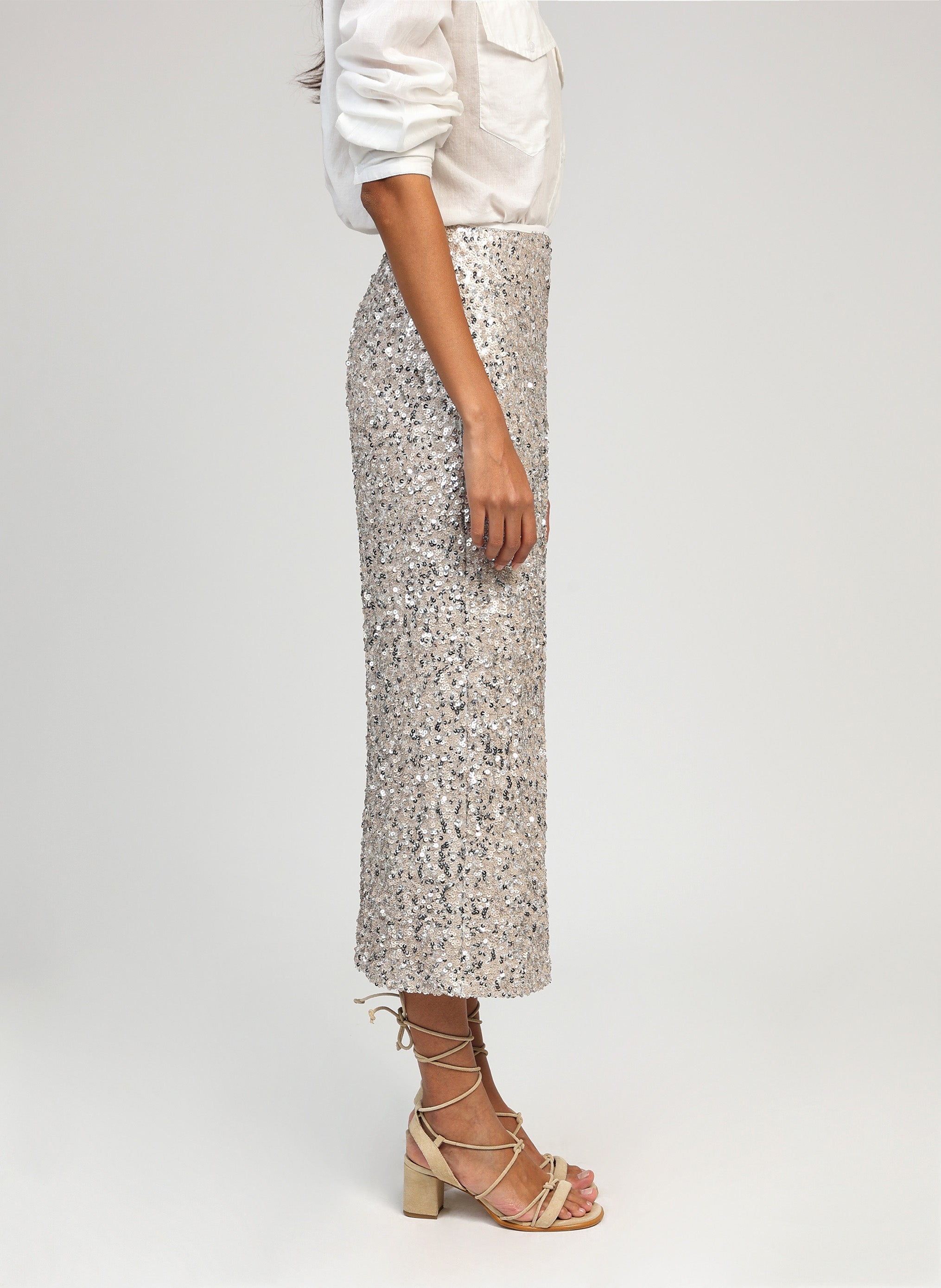 JURYLY MIDI SKIRT white multi