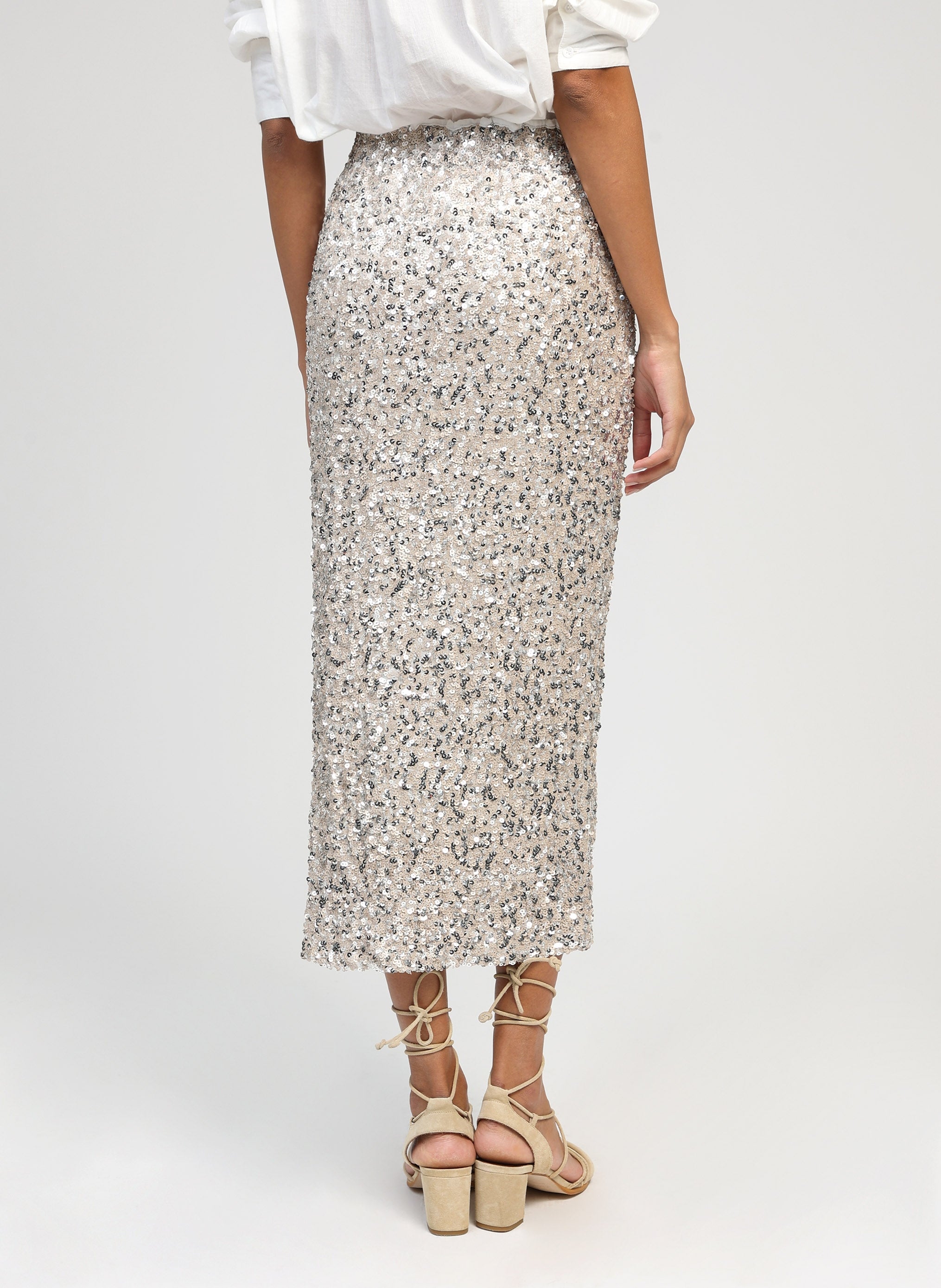 JURYLY MIDI SKIRT white multi